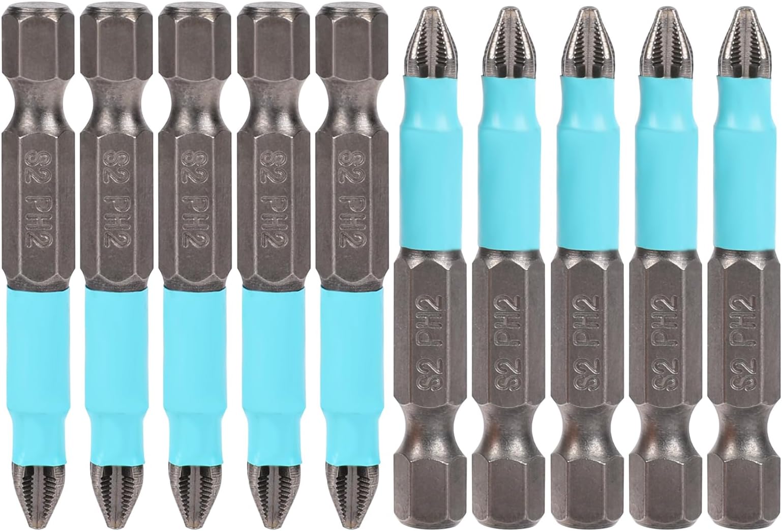 Set 10 Punte Per Cacciavite Magnetiche Samfox PH2 50mm - Per Cartongesso E Lavori Di Bricolage - Foto 9