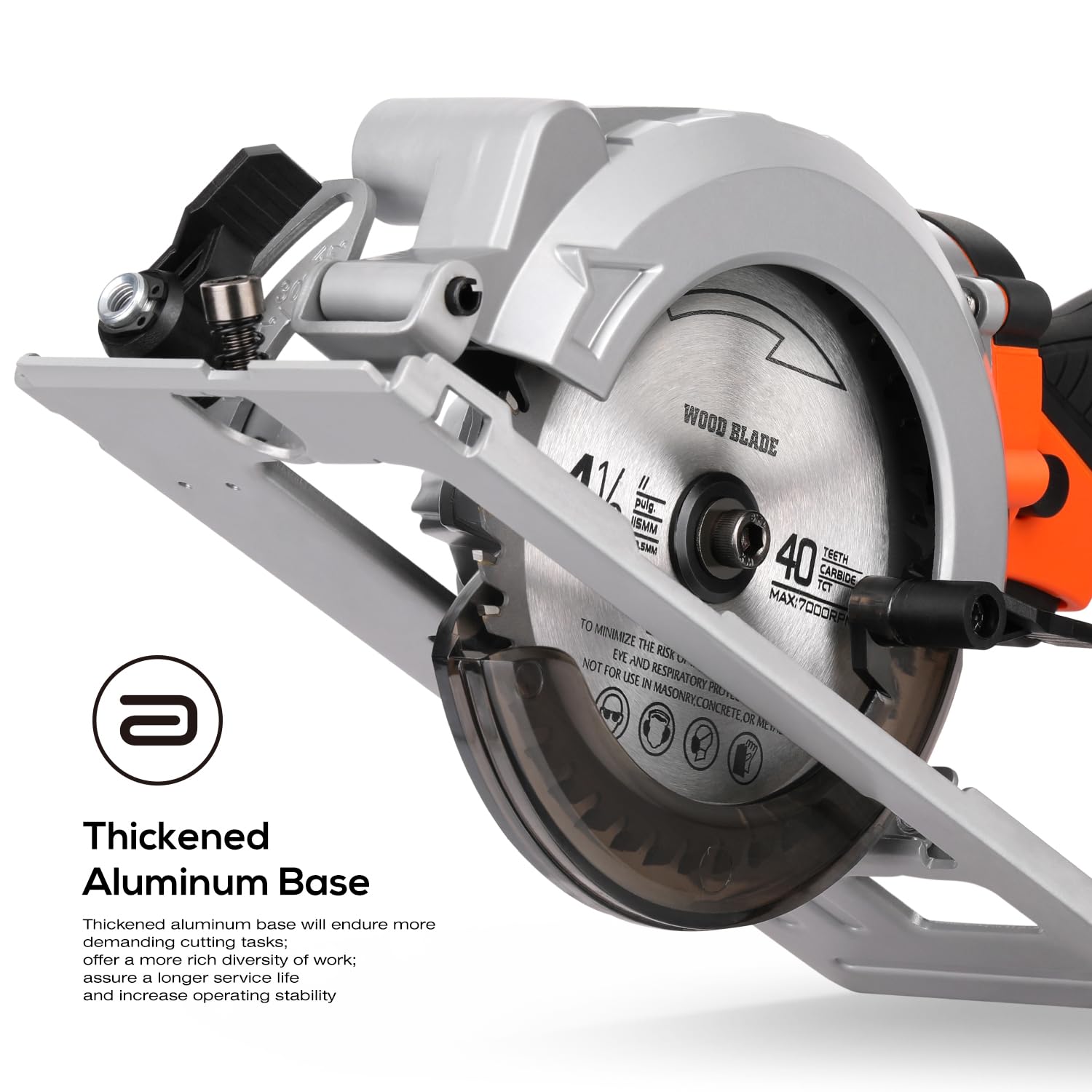 Extbtfor 5.8A Circular Saw - Powerful & Portable -3