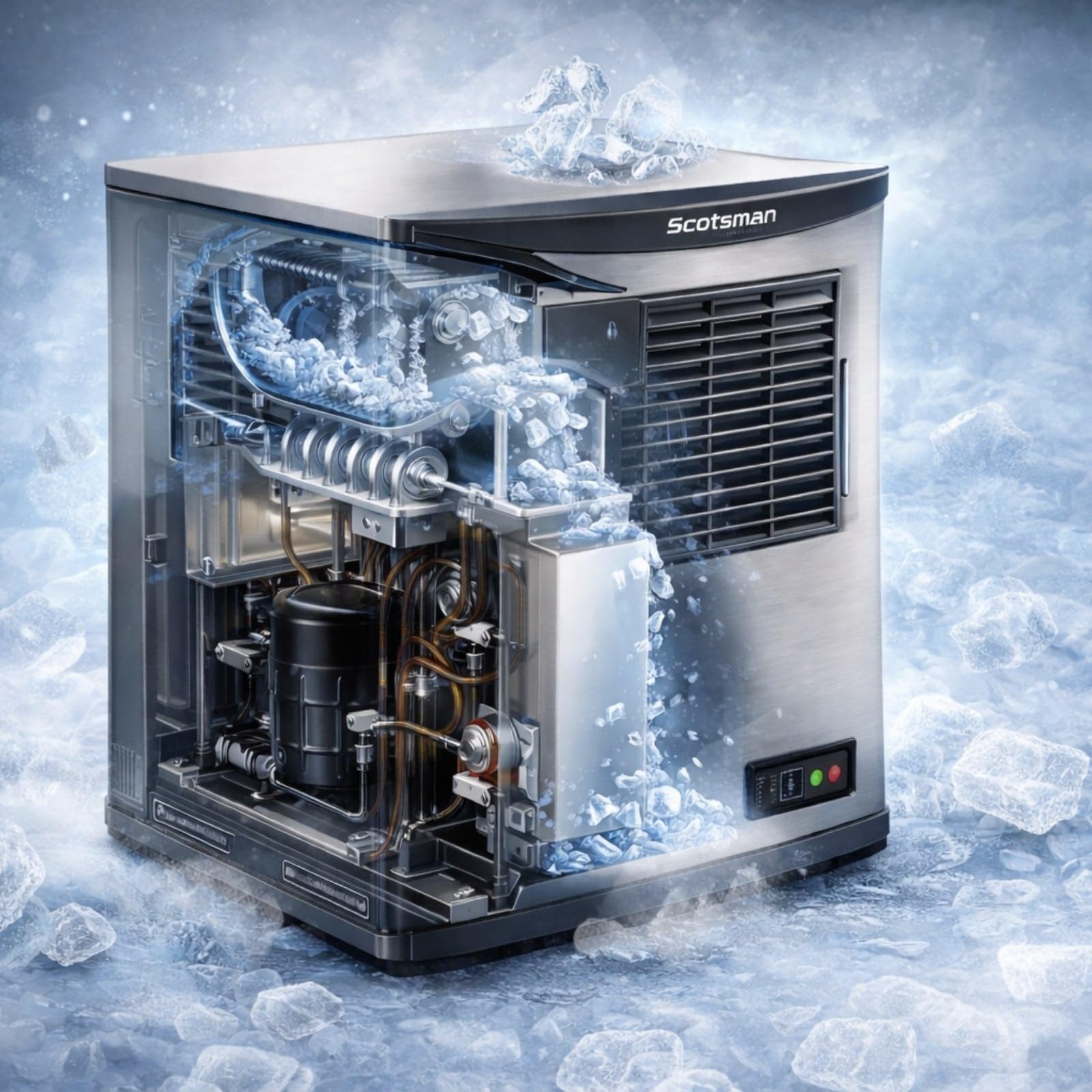 Scotsman Prodigy Plus Nugget 22" Ice Maker - 664 Lb/Day on Fridge.com - View 4