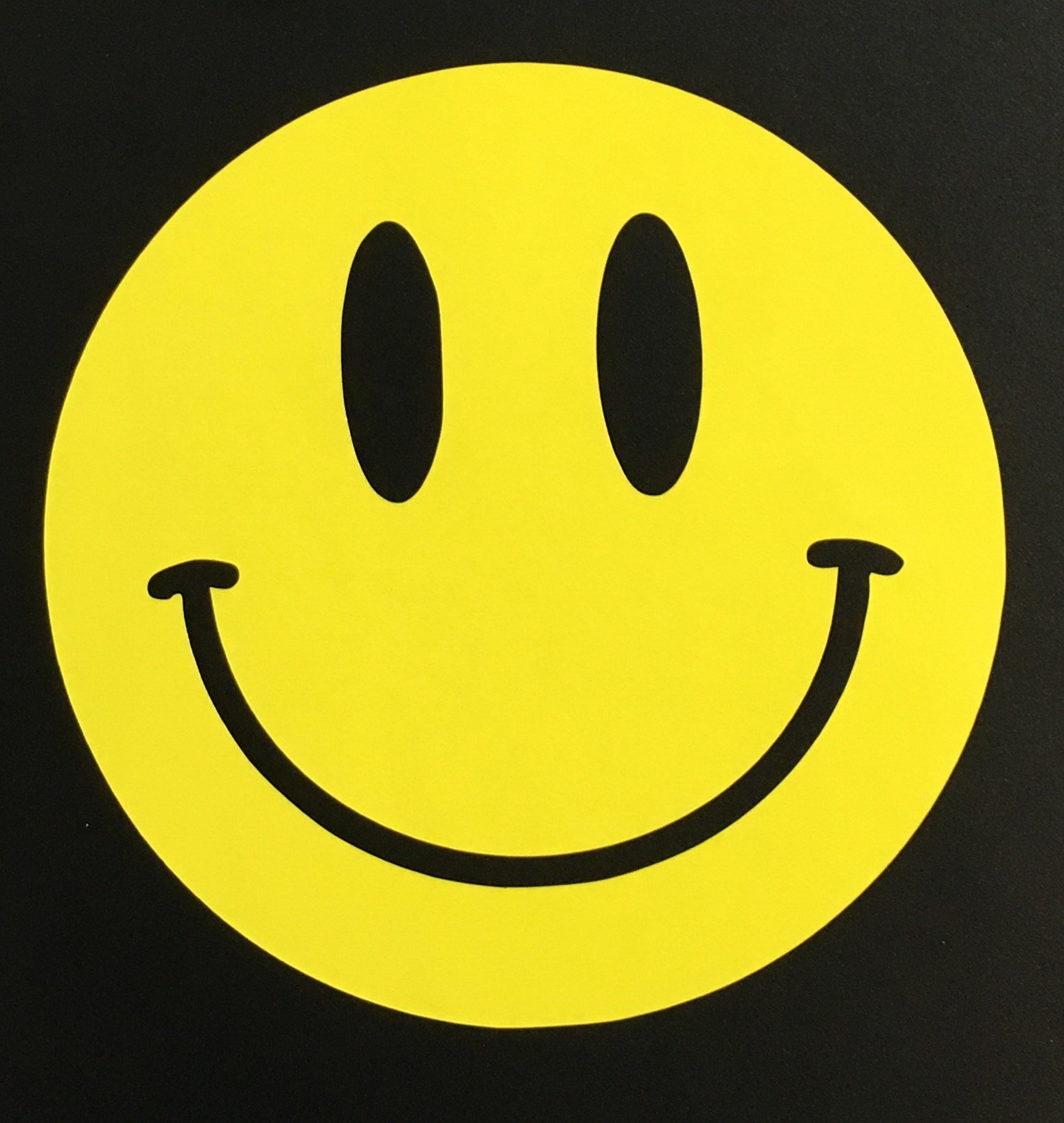 C60031 Traditional Smile Face - Yellow 4x4