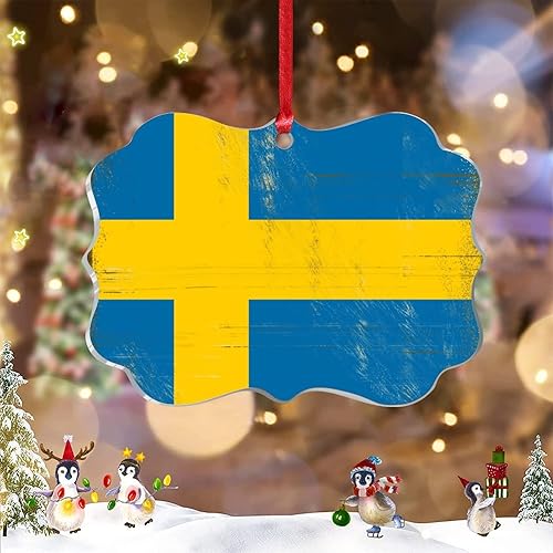 Miniatura 8 de Adornos de Navidad de Sri Lanka adorno de bandera de Sri Lanka para decoración del árbol de Navidad adornos de Navidad personalizados de acrílico