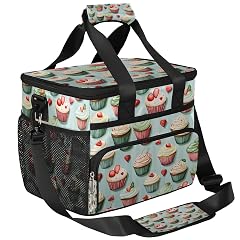 Lunch Box for Men Heavy Duty Insulated Lunch Bag for Women Fruit Cupcake Lunchbox for Adults Lunch Cooler