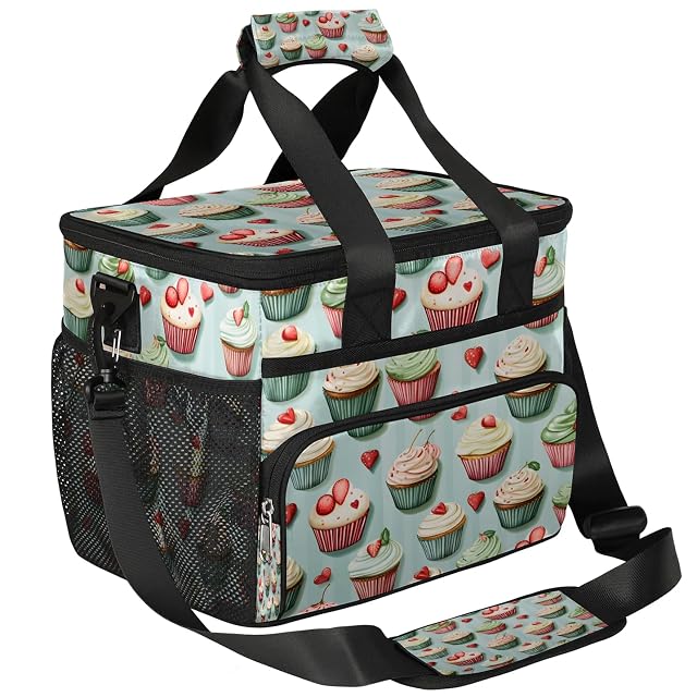 Lunch Box for Men Heavy Duty Insulated Lunch Bag for Women Fruit Cupcake Lunchbox for Adults Lunch Cooler