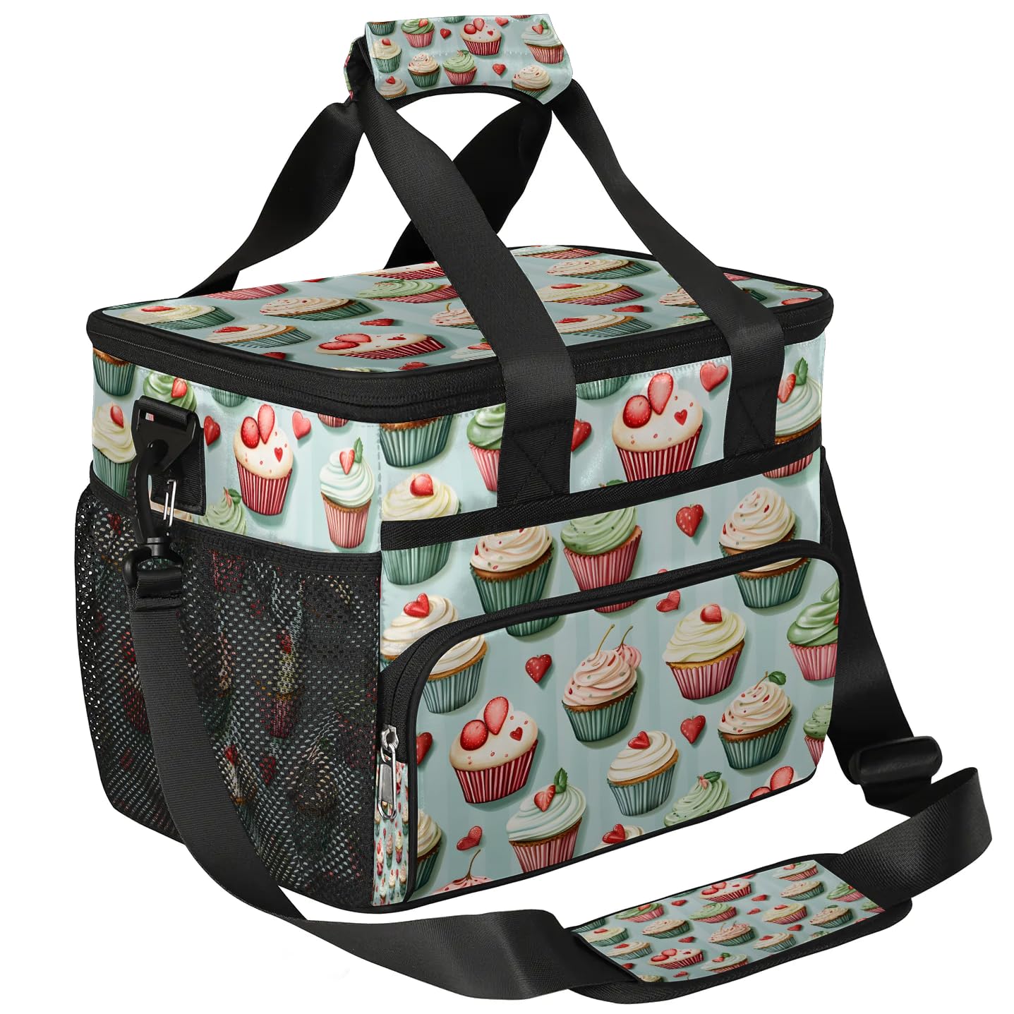 Lunch Box for Men Heavy Duty Insulated Lunch Bag for Women Fruit Cupcake Lunchbox for Adults Lunch Cooler