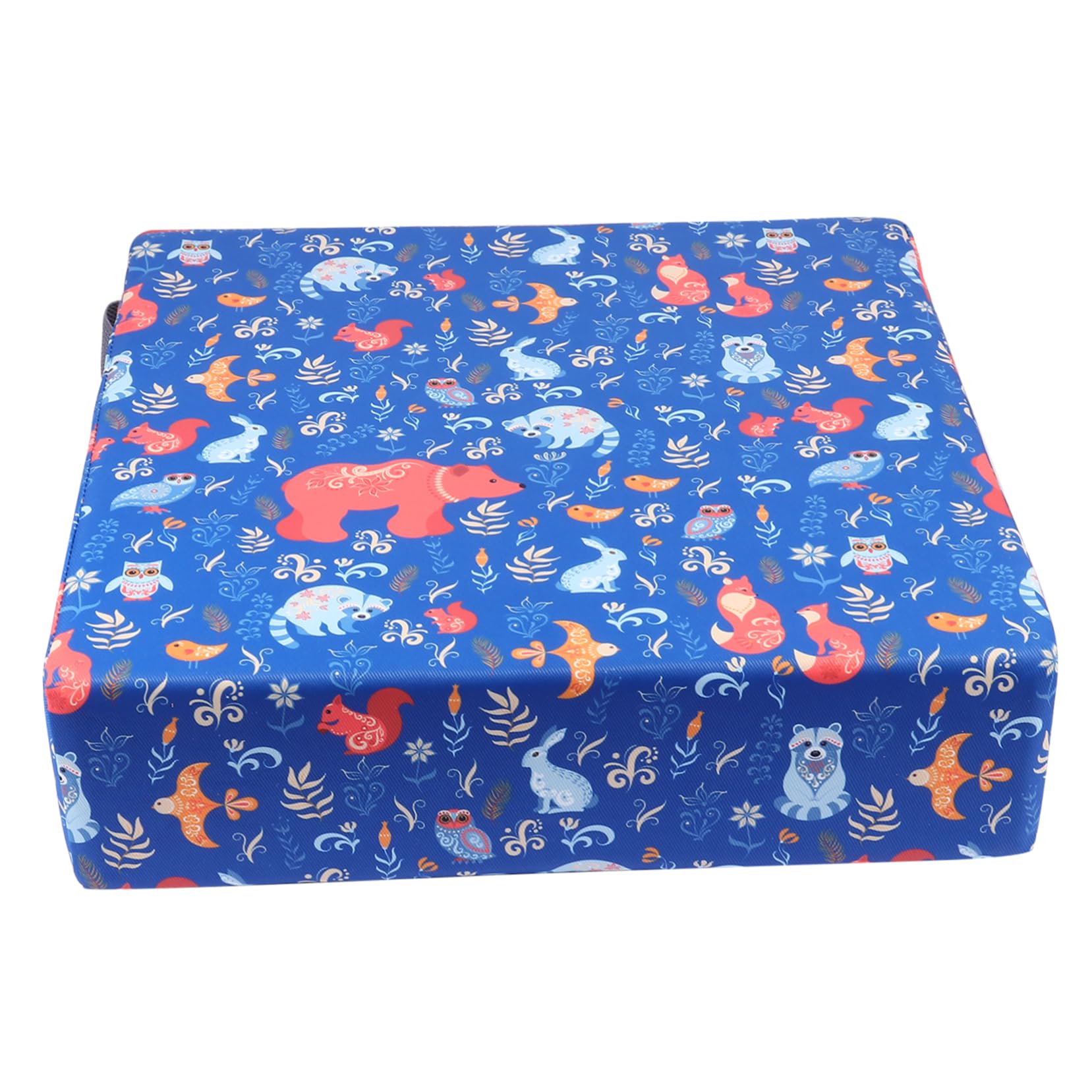 KOMBIUDA Cojín Elevador Portátil para Silla Infantil con Incremento de Tamaño y Diseño Desmontable, Material de Poliéster y Esponja Adecuado para Restaurantes y Juegos