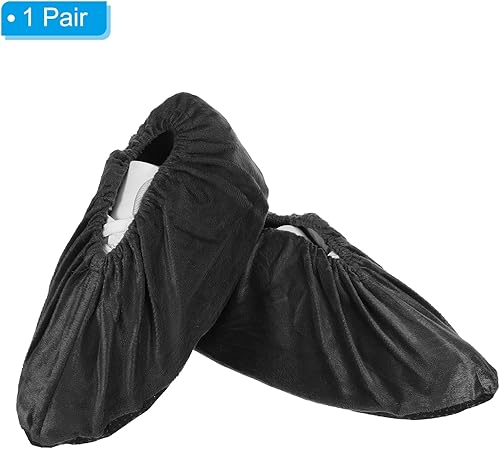 Miniatura 3 de PATIKIL Fundas para zapatos, 1 par de fundas reutilizables antideslizantes para botas y zapatos, fundas protectoras gruesas y lavables para el