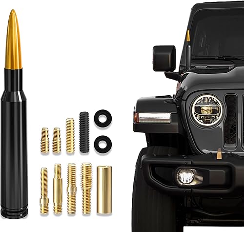 Mástil de antena tipo bala para camión de automóvil, mástil de antena de bala para vehículo, accesorios de camioneta resistente, repuesto de antena