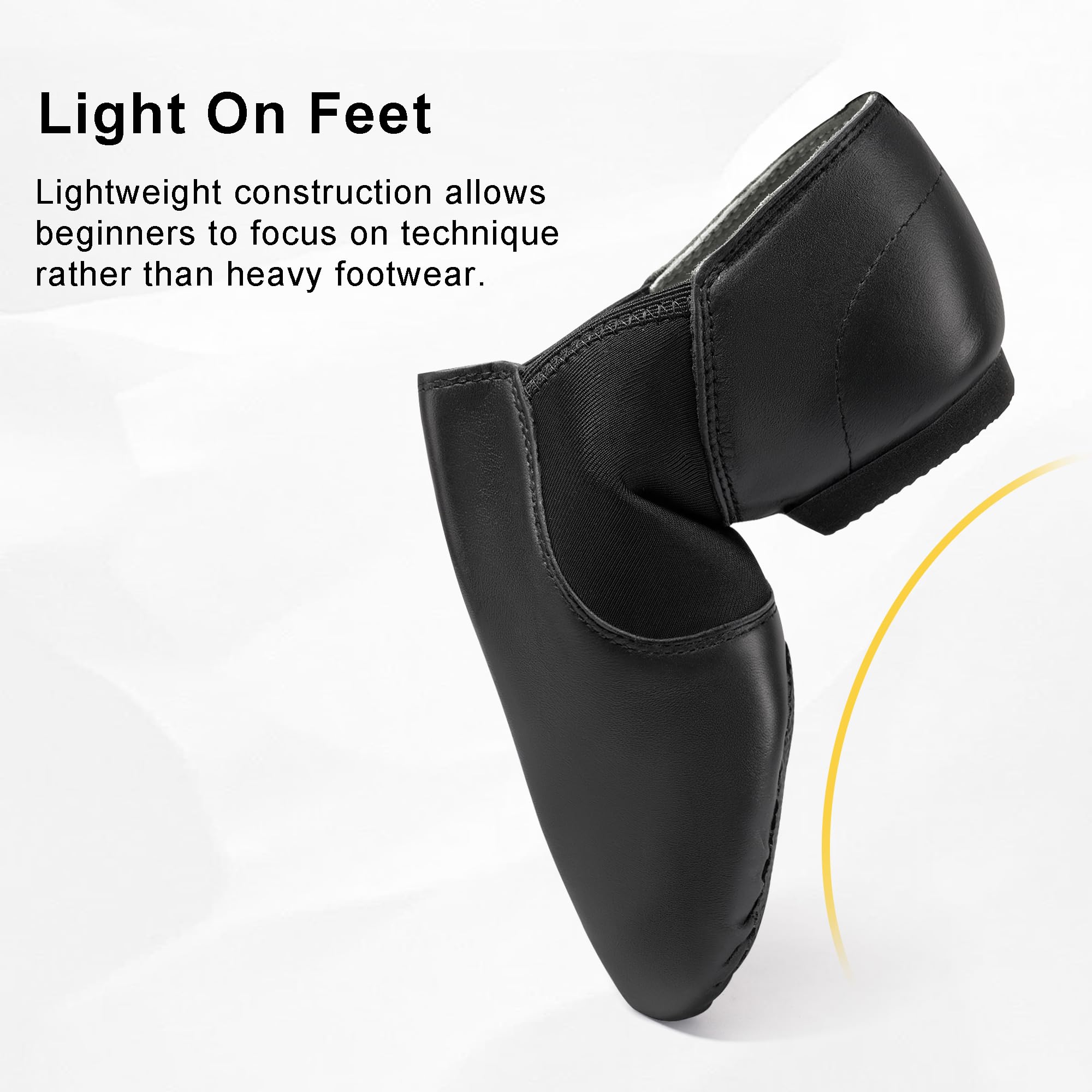 Girls Jazz Shoes Split Sole Slip on Dance Shoes for Kids
