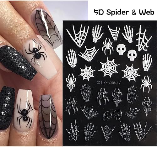 Miniatura 5 de Calcomanías de arte de uñas de flores, calcomanías de uñas francesas en relieve 5D, amarillas, pequeñas margaritas, suministros de arte de uñas