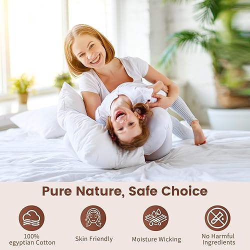 Miniatura 4 de Bedlifes Juego de sábanas de tamaño California King, sábanas ultrasuaves, lujosas, transpirables, con 16 bolsillos profundos, 1800 hilos de