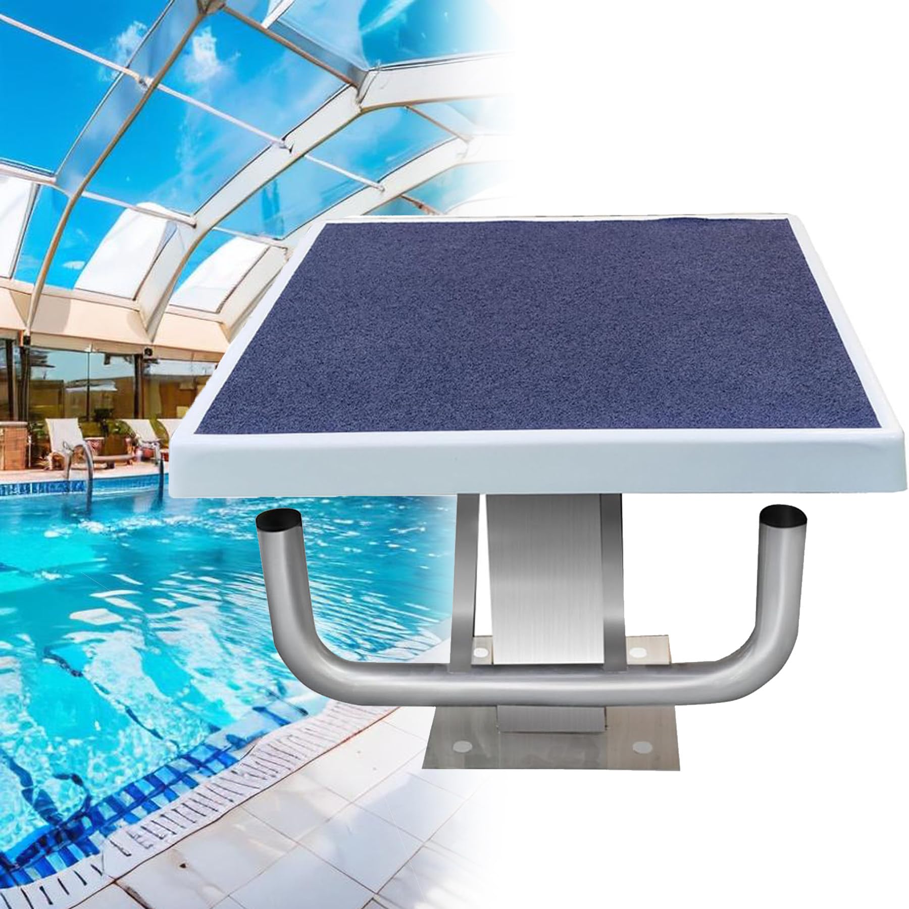 Plongeoir entraînement natation robuste et sécurisé pour piscine résidentielle et club