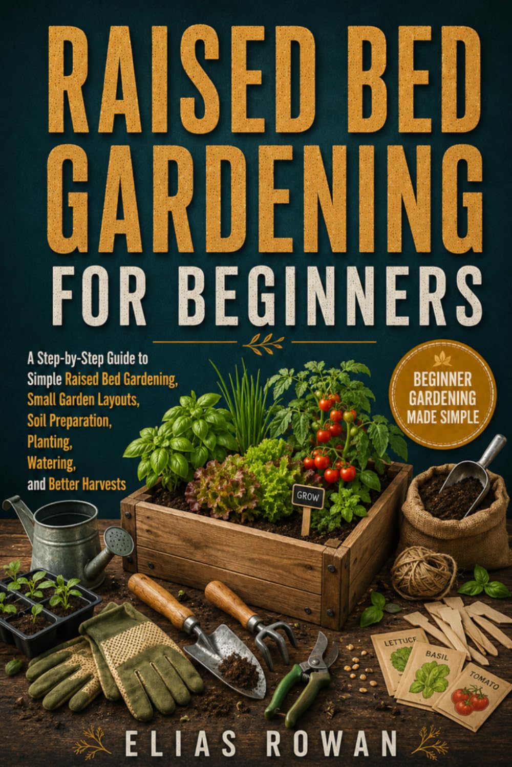 How to Garden Raised Beds for Beginners: A Simple Raised Bed Gardening Guide to Small Garden Layouts, Planting Soil, Watering, Backyard Growing, and Better Harvests