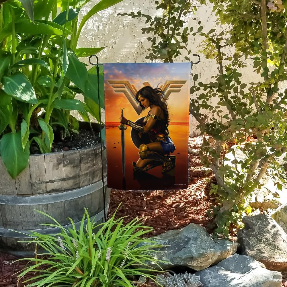 Wonder Woman Movie Poster Garden Yard Flag
