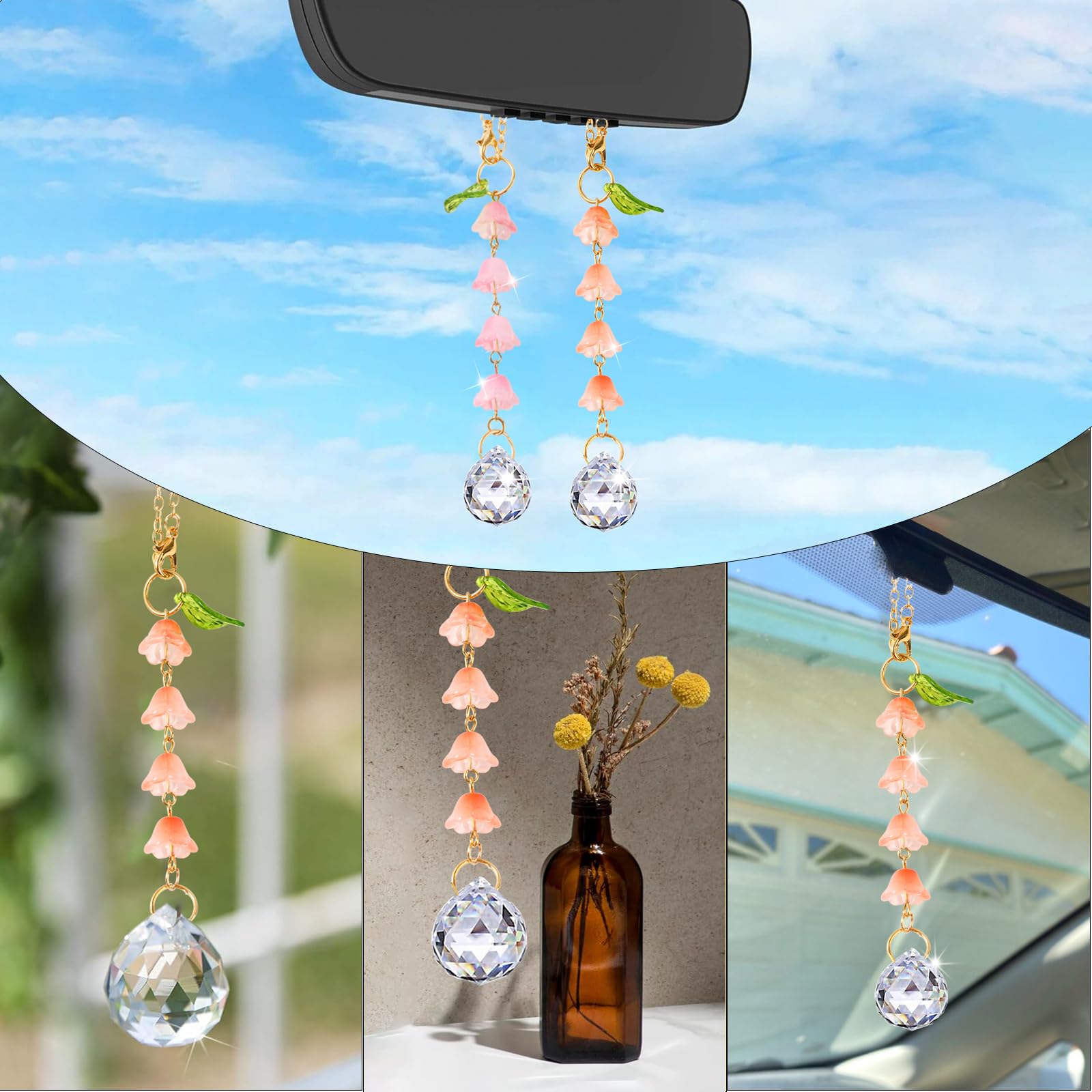Amazon.co.jp: BYXVSBYS サンキャッチャー カーアクセサリー 