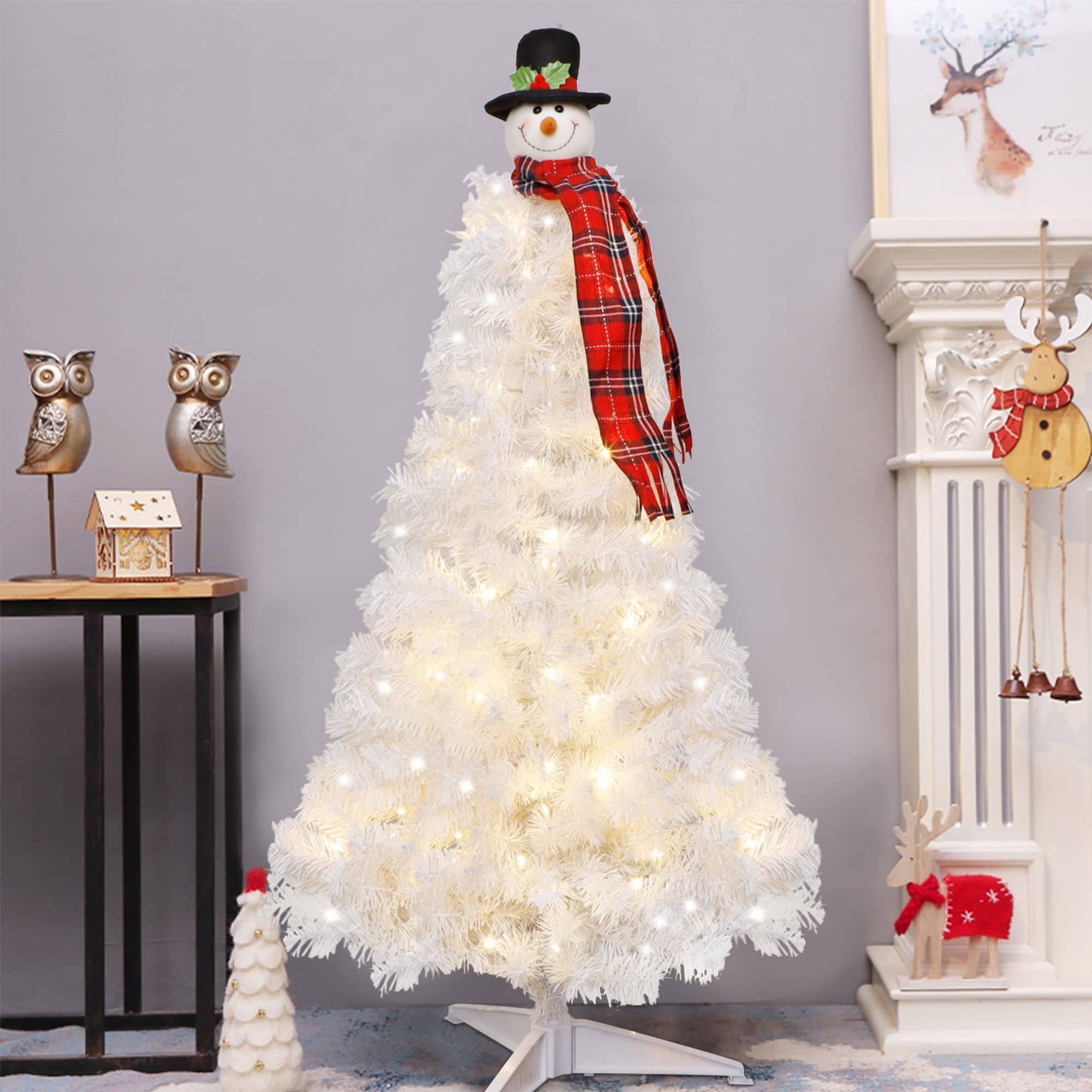 Amazon.com: Juegoal 4FT Lighted Artificial Christmas Tree with