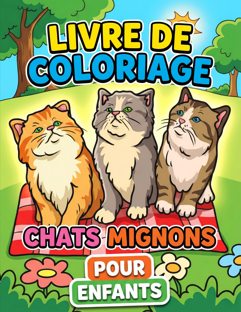 Livre de coloriage Chats Mignons: Découvrez 50 Dessins Fascinants Pour Filles Et Garçons - Un Excellent Cadeau Pour Les Fêtes Et Anniversaires
