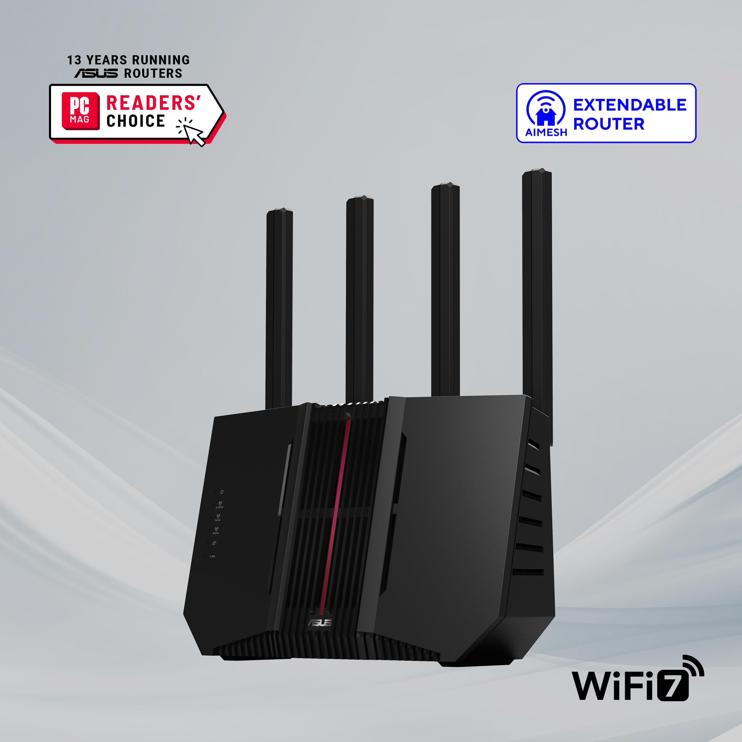 Asus - ASUS Routeur Sans Fil RT-BE92U WiFi 7 Tri Band BE9700