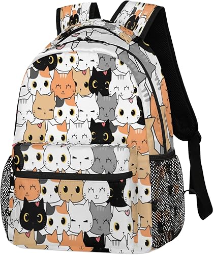 Miniatura 3 de YPPAHHHH Mochila escolar para computadora portátil, color rojo fuego, para hombres, para niñas, niños, mochila de senderismo para universidad,