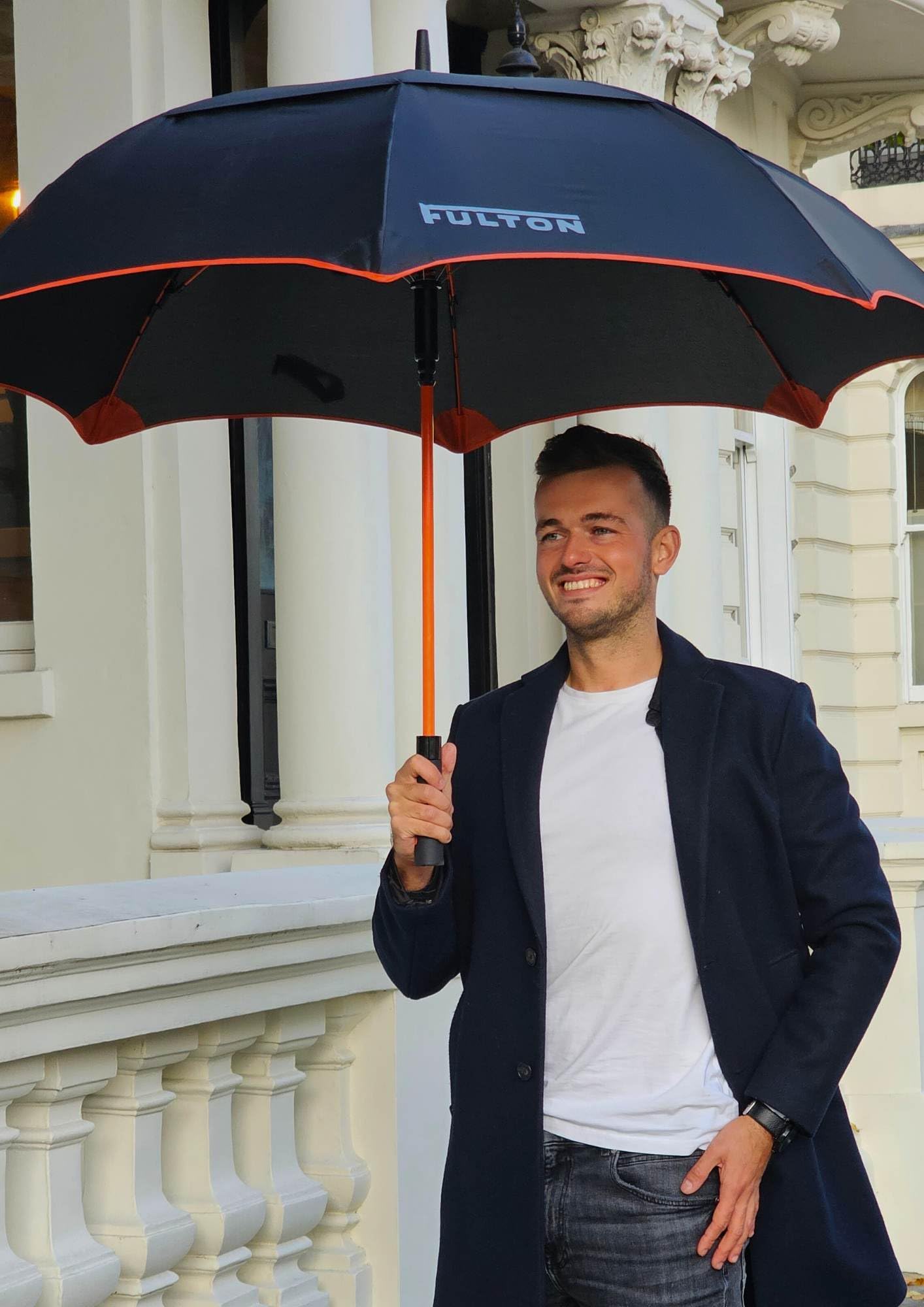 Fulton Titan 1 Parapluie de golf Noir, Noir, Taille unique, Classique
