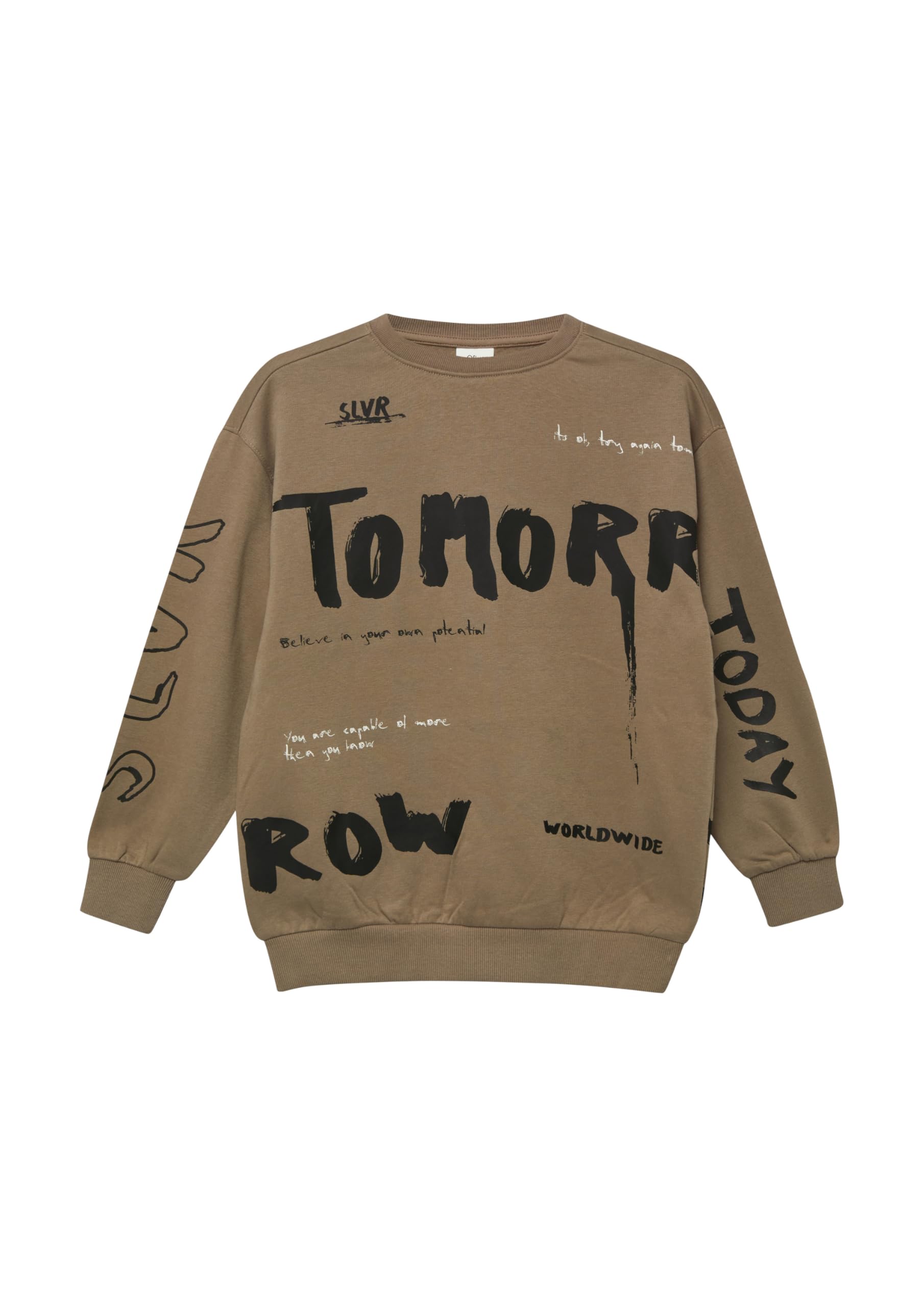 s.Oliver Oversized Sweatshirt mit All-Over-Print