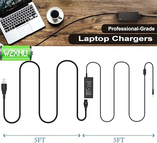 Miniatura 3 de Cargador para portátil de 65 W compatible con Acer Aspire E15 E5-575 V5 V7 V3 R3 R7 S3 E1 M5 F5 F15 Series 5517 5250 5253 5336 5349 5532 5534 5552