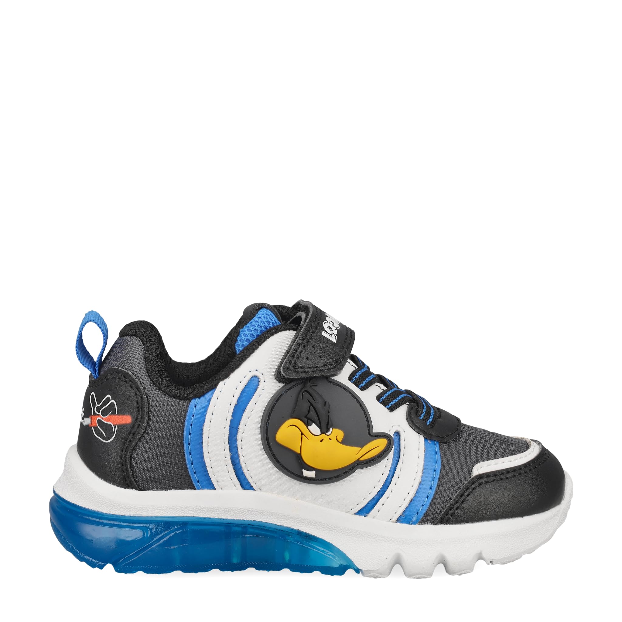Geox Junior Boy J CIBERDRON Boy H - Zapatillas Deportivas, Color Negro y Azul
