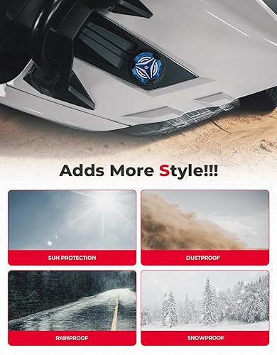 Miniatura 7 de KEMIMOTO Tapa de gasolina de aluminio compatible con Polaris Slingshot SL LE R S SLR Grand Touring 2015-2023, tapa de aceite tapa de combustible