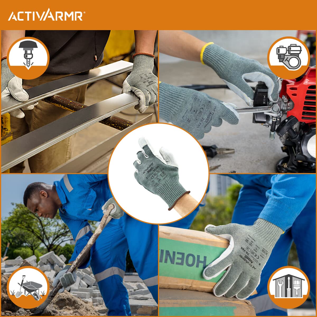 Guanti Da Saldatura Ansell ActivArmr 43-217 - Protezione Termica Alta, Taglia 2XL - Foto 3