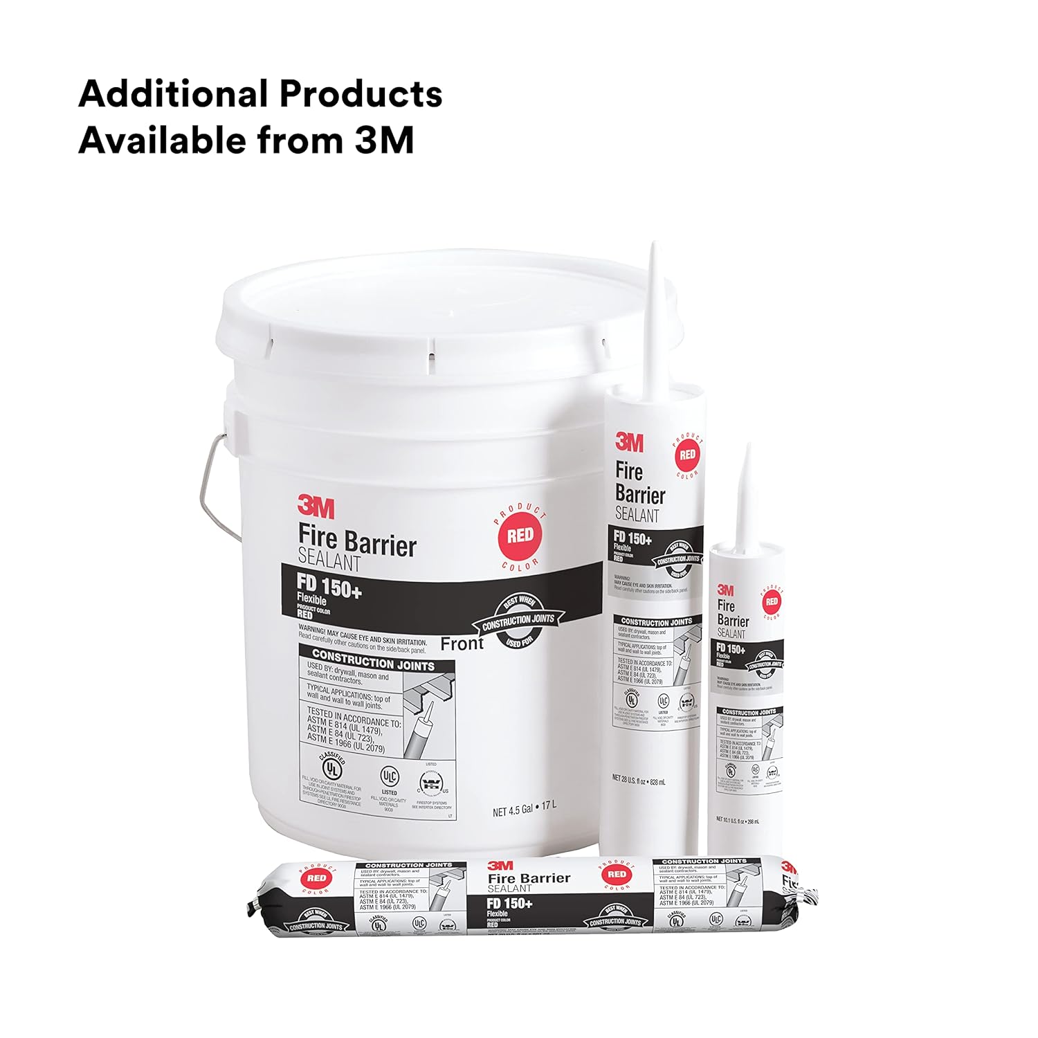 Buy 3M Fire Barrier Sealant FD 150+, Red, 10.1 fl oz Cartridge Online