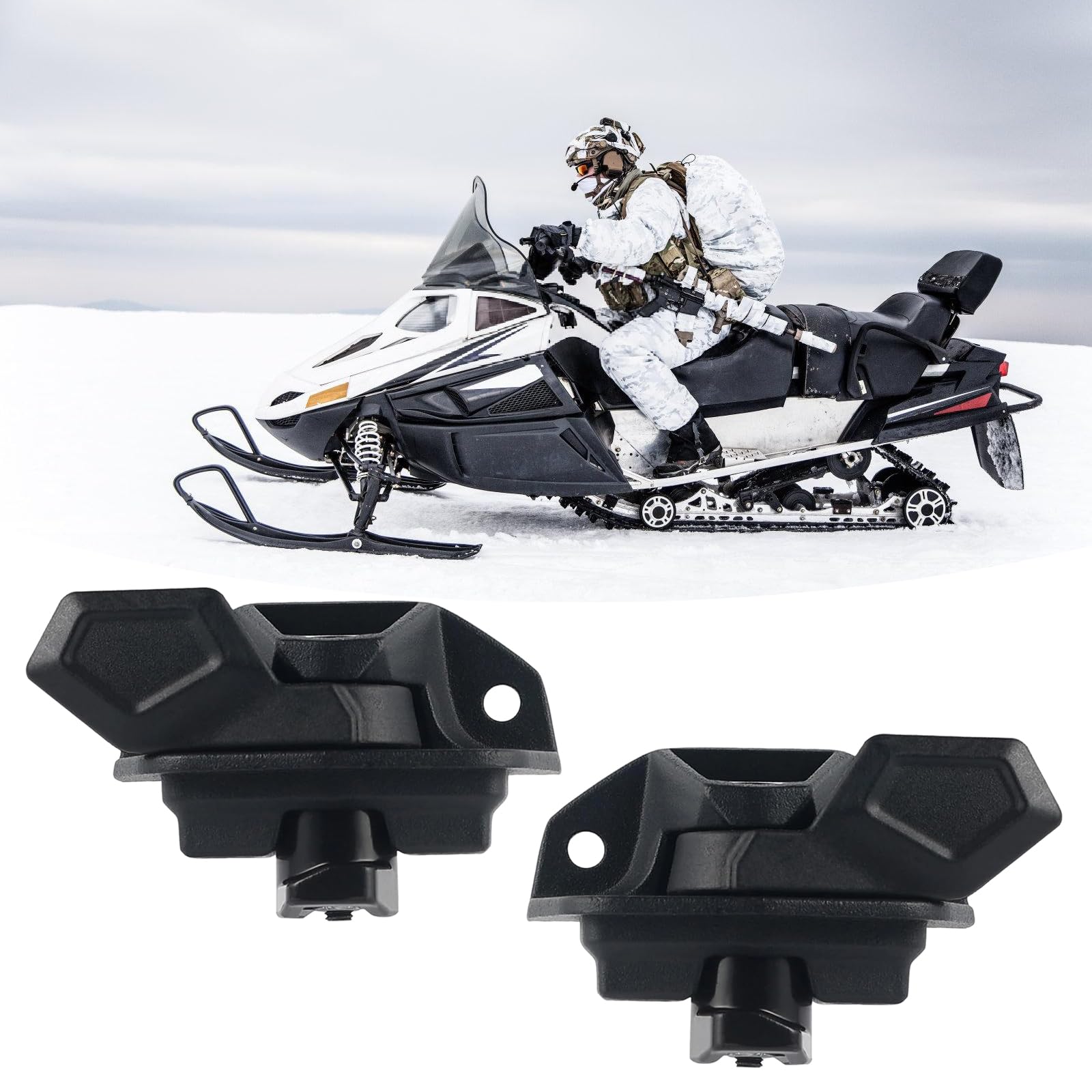 Di Heavy Duty Ski Mount Attacchi per UTV Modelli 2015 a 2019 Stranieri Snowboard Extreme Supporto Sicuro