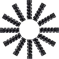 Vista 1 de Jetec 24 piezas protector de cable de carga, protector de cable flexible de silicona, protector de cable de mouse USB en espiral para auriculares