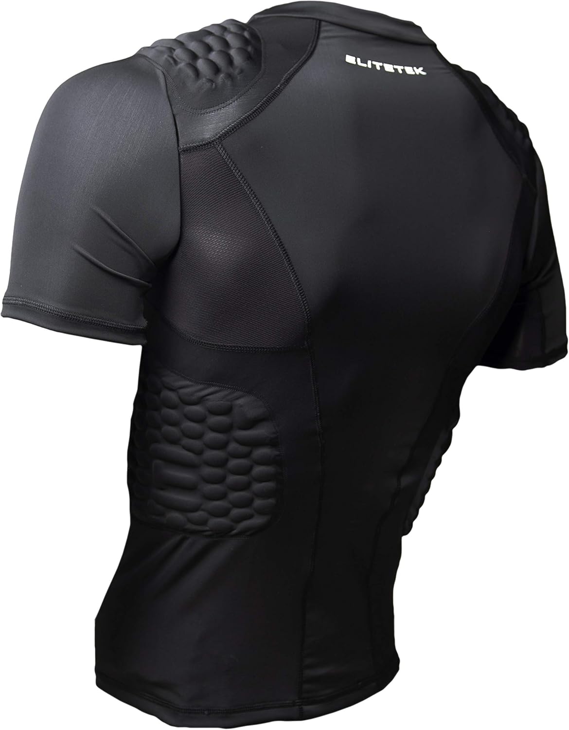 EliteTek Padded Compression Shirt - CPS14 - Youth and Adult Sizes - Moisture Wicking and Tight Fitting : Sports & Outdoors