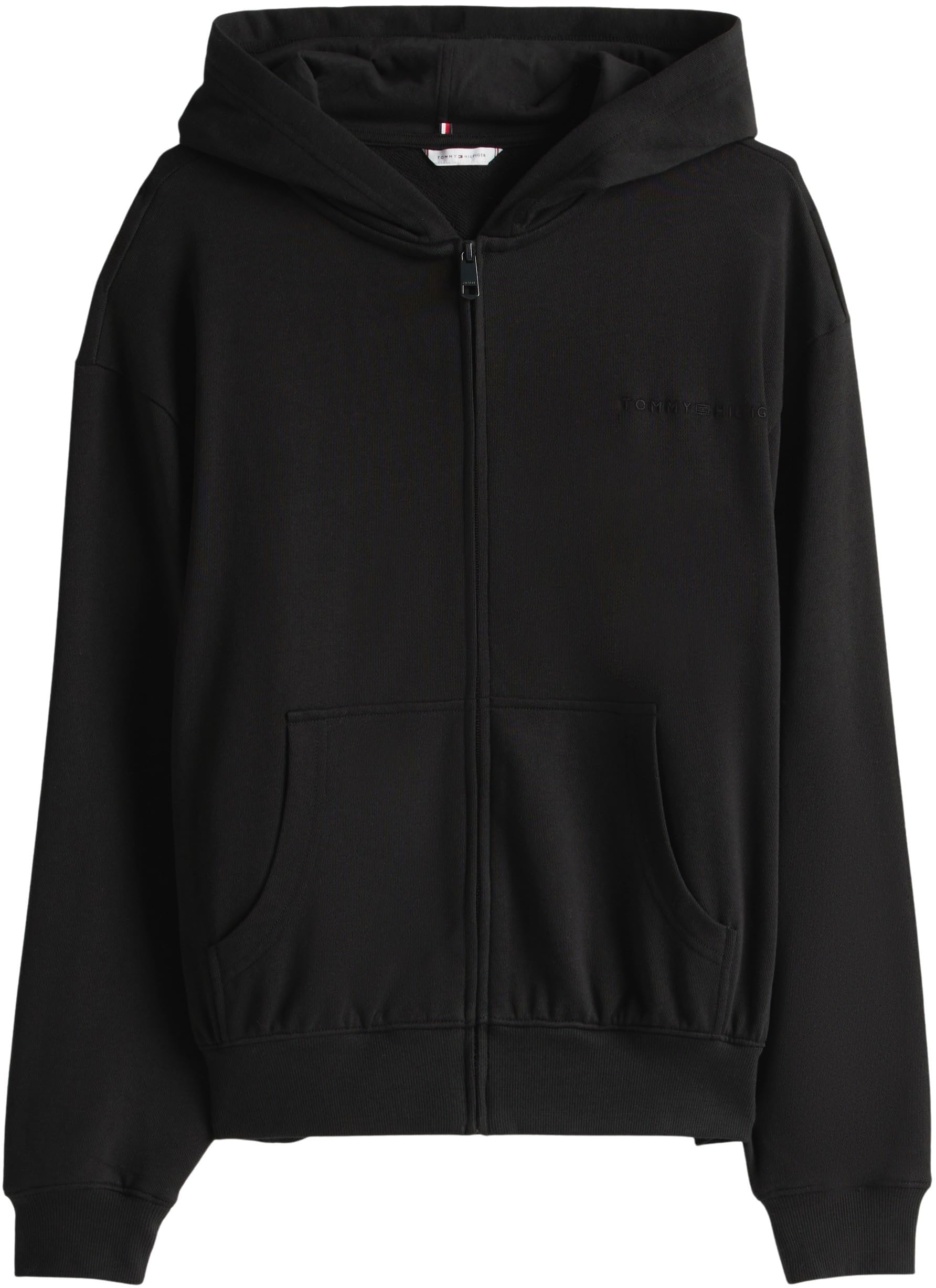 Tommy Hilfiger Damen Hoodie mit Reißverschluss Full Zip mit Kapuze