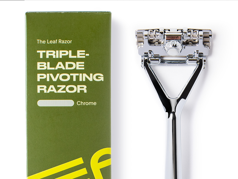 Amazon.com: Leaf Shave | Leaf Razor, All-Metal Safety Shaver with