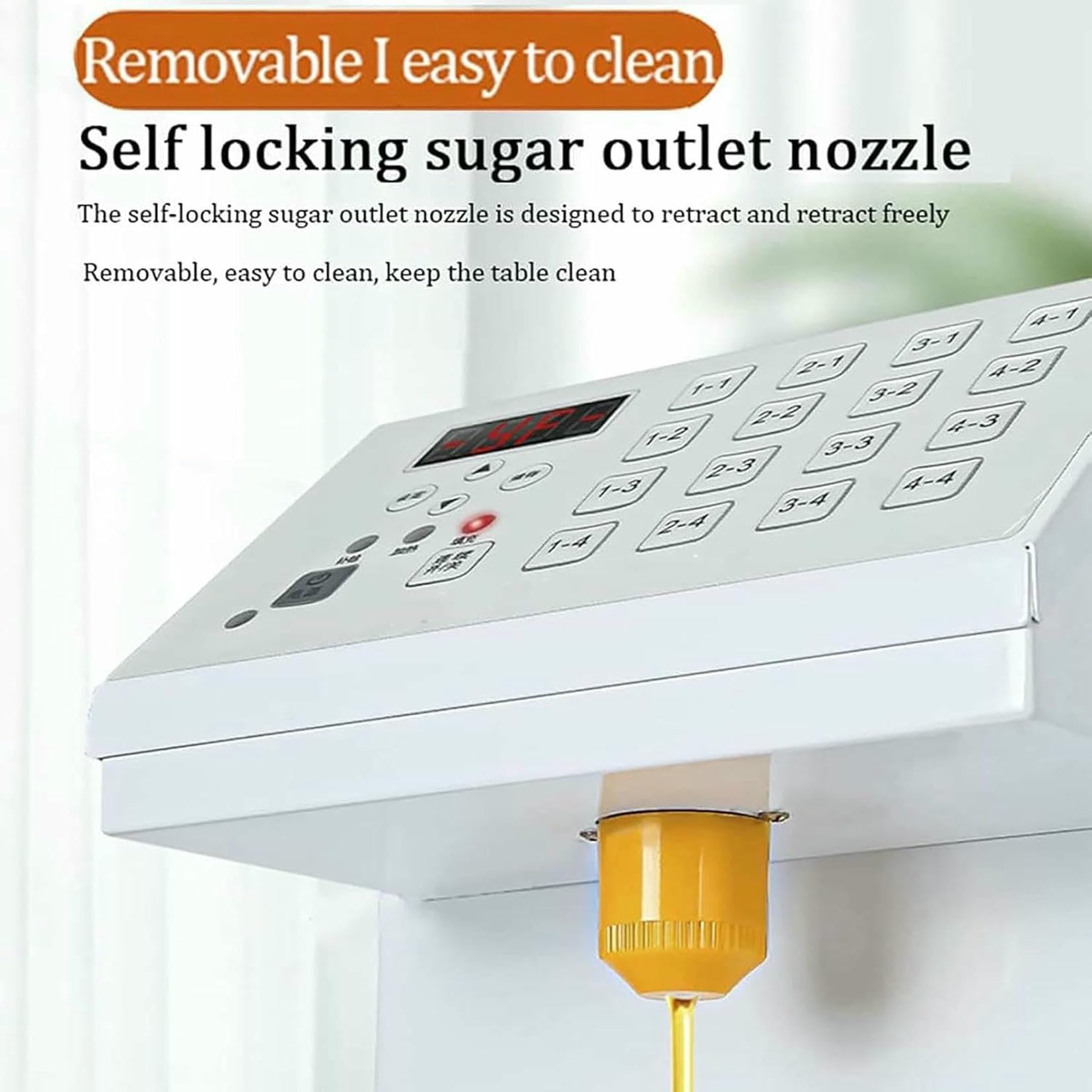 Automatischer Zucker- und Fruktose-Sirup-Verteiler, 8L Kapazität, kommerzielle Maschine für 16 Gruppen, anpassbarer Zuckergehalt für Gletscher und Lounges