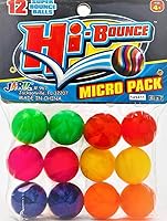 Vista 1 de 2CHILL Super Hi Bounce Bouncy Balls (12 Balls Assorted Style) JA-RU Small Toys Party Favors Racketball Kids Prize Giveaways Gift Toy Bouncy Balls