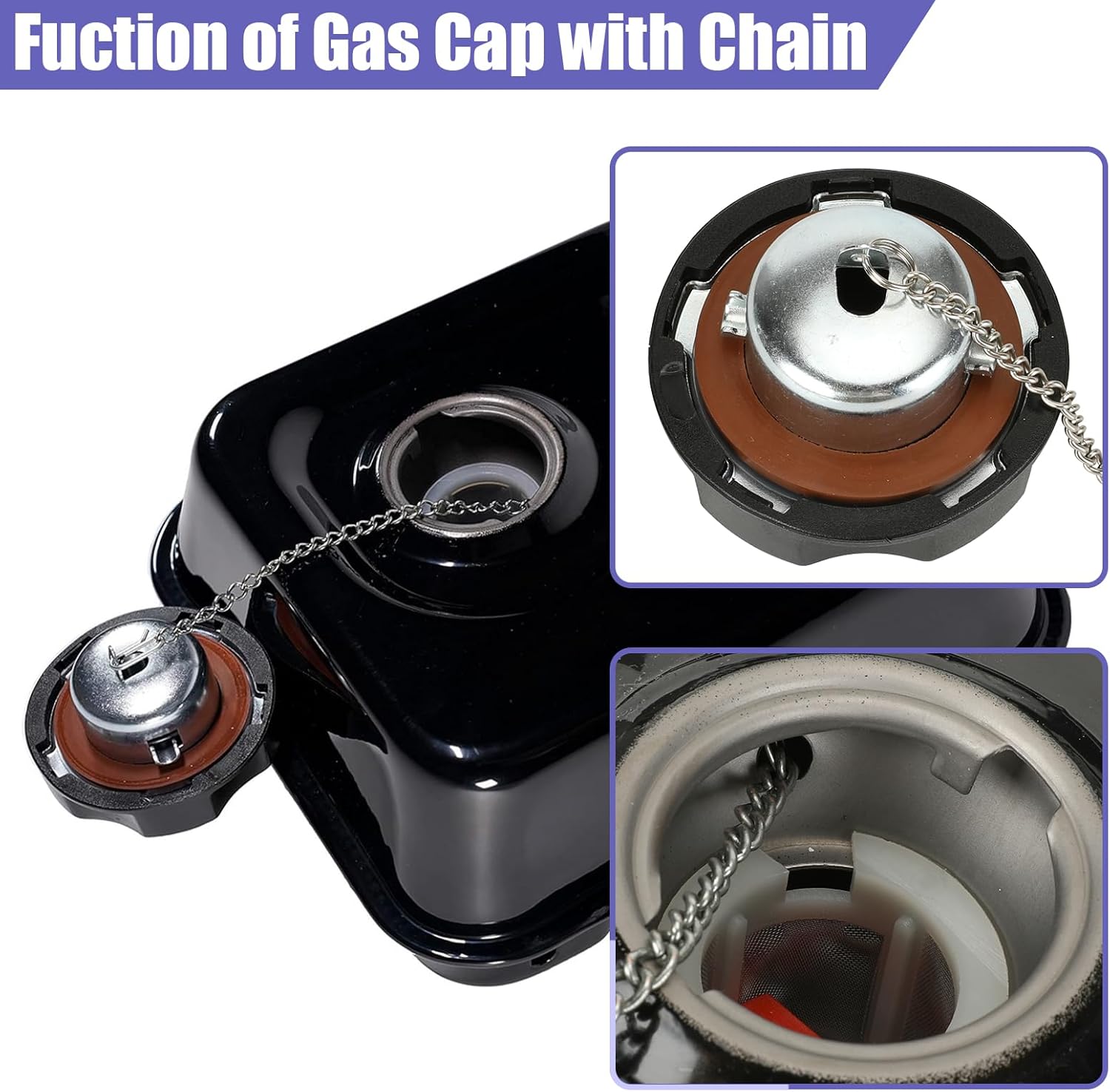 Gas Fuel Tank Kit Compatible with 212cc Engine Pressure Washer 0J88870129 G19 6602 3100psi 3600psi 2500psi 6924 6590 6470 Replacement Parts Assembly Accessories with Gas Cap