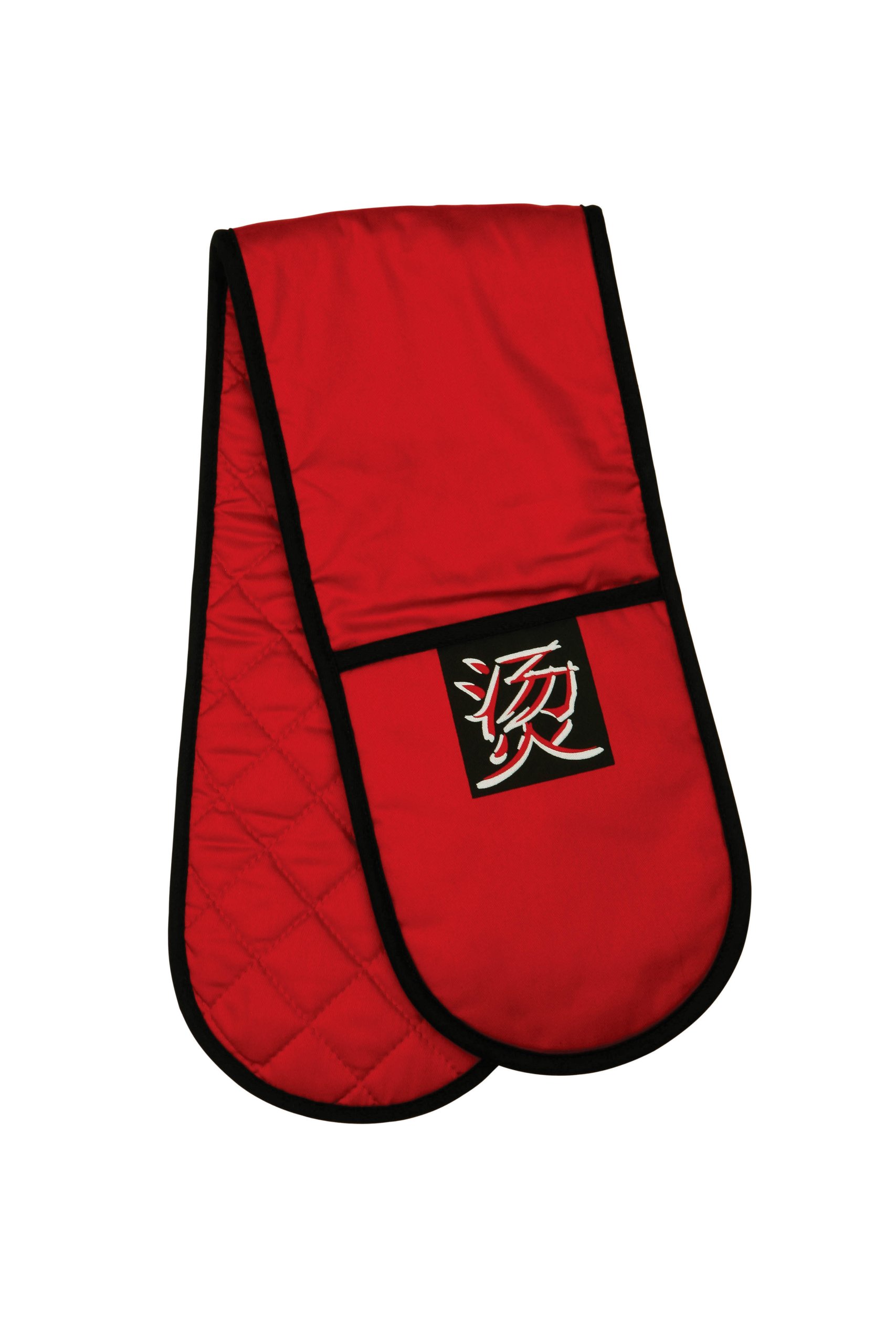 Premier Red Housewares Oriental 100% Cotton Double Oven Glove