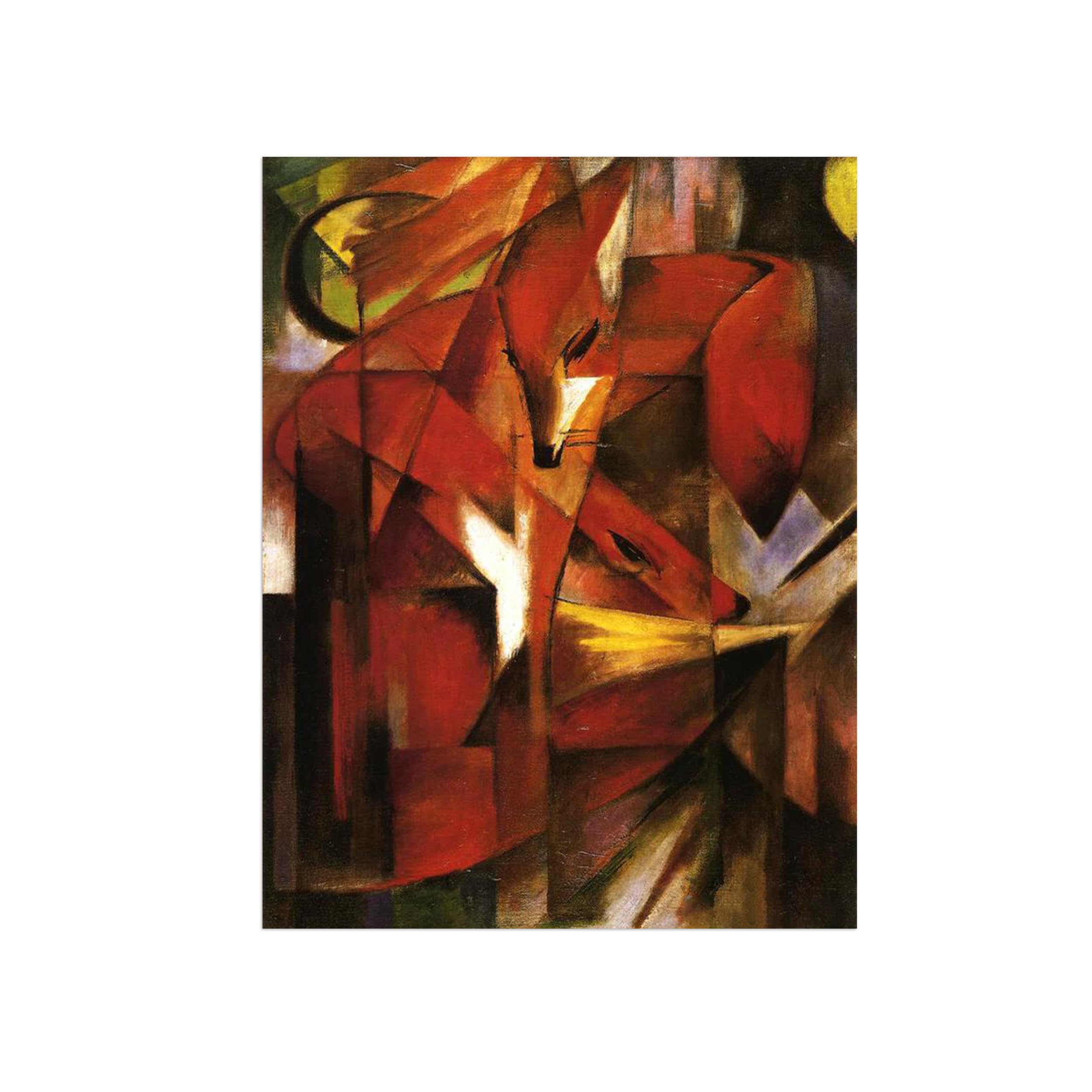 SDYSKKUG Famous Wall Art. Canvas Prints. Foxes.65x50cm Unframed