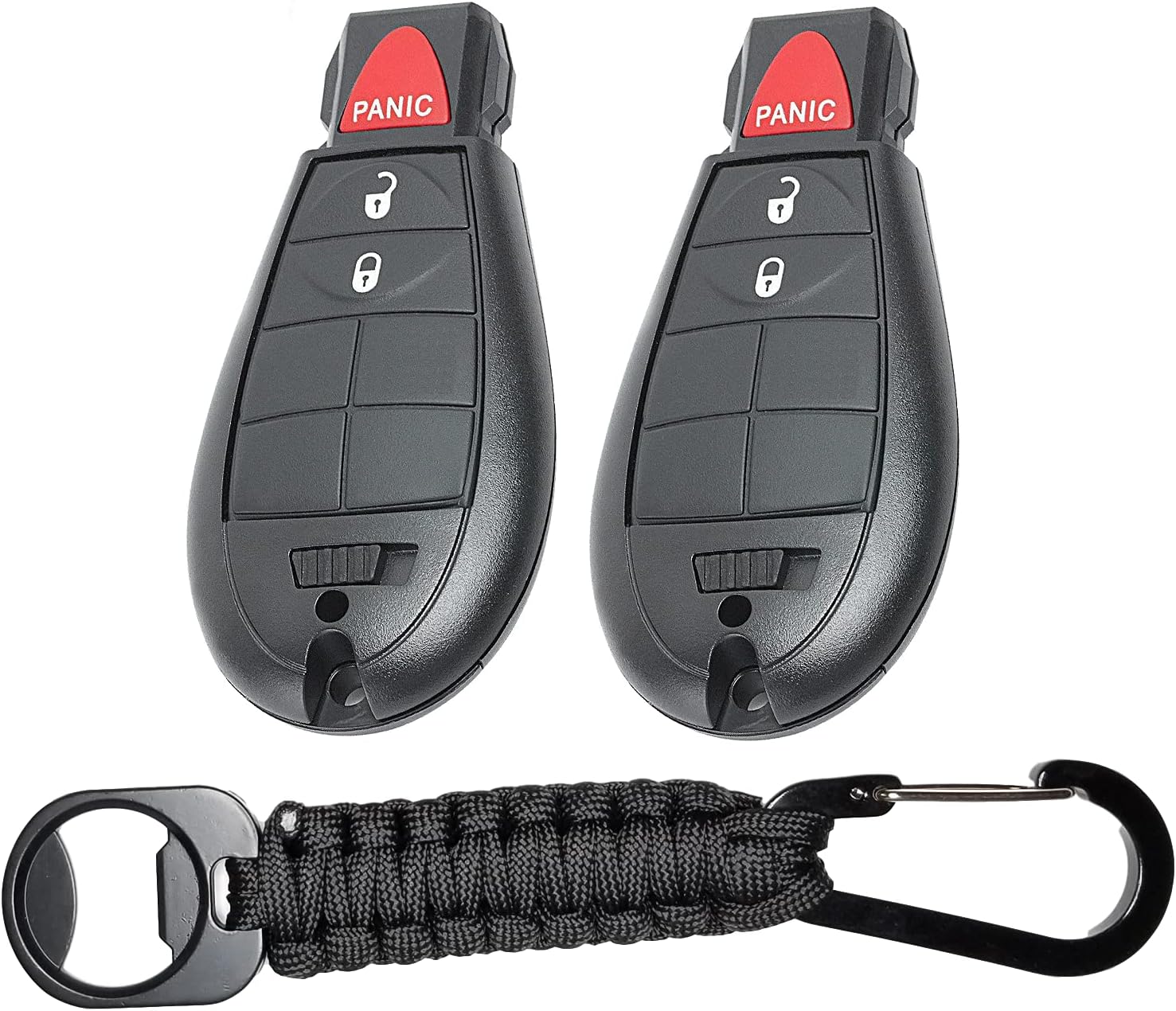 Key Fob Fobik Replacement Compatible for Dodge Ram 1500 2013 2014 2015 2016 2017 2018 2019 2020 2021 2500 3500 4500 5500 2013-2018 Pickup Truck Keyless Entry Remote Control GQ4-53T 56046953AE