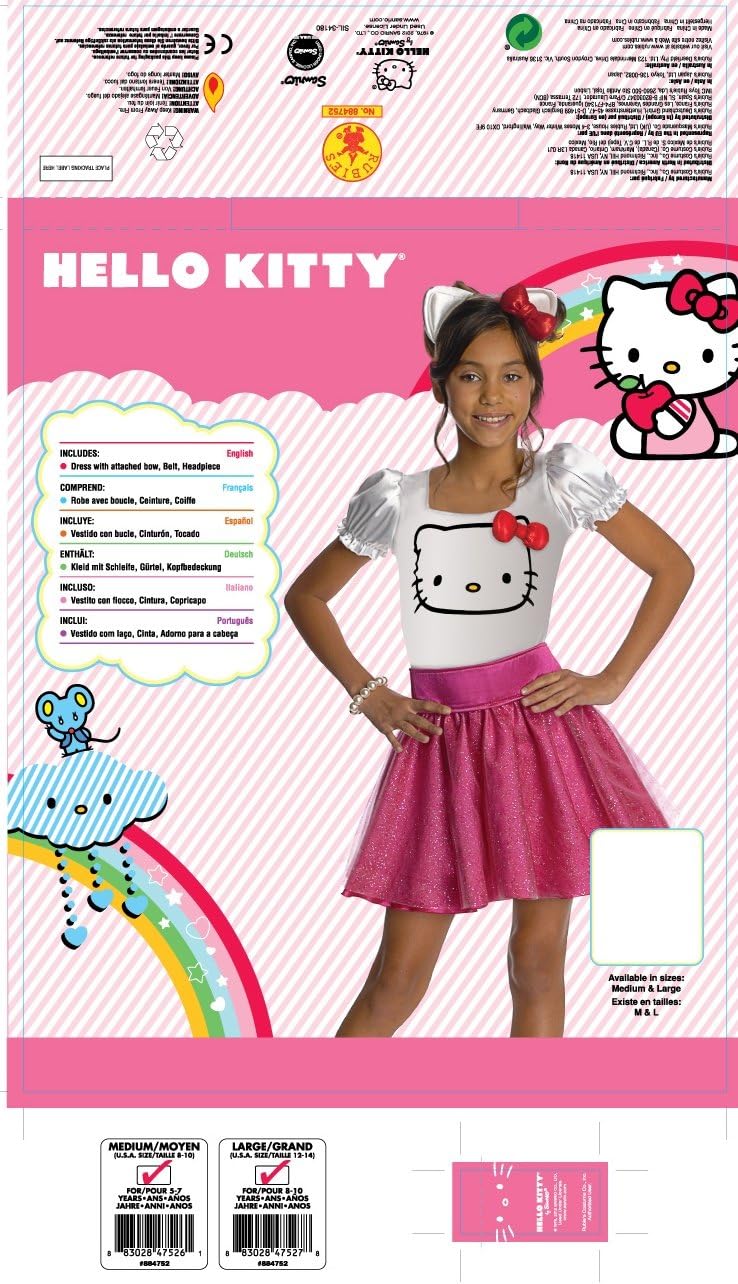 Hello Kitty Tutu Dress Child Costume
