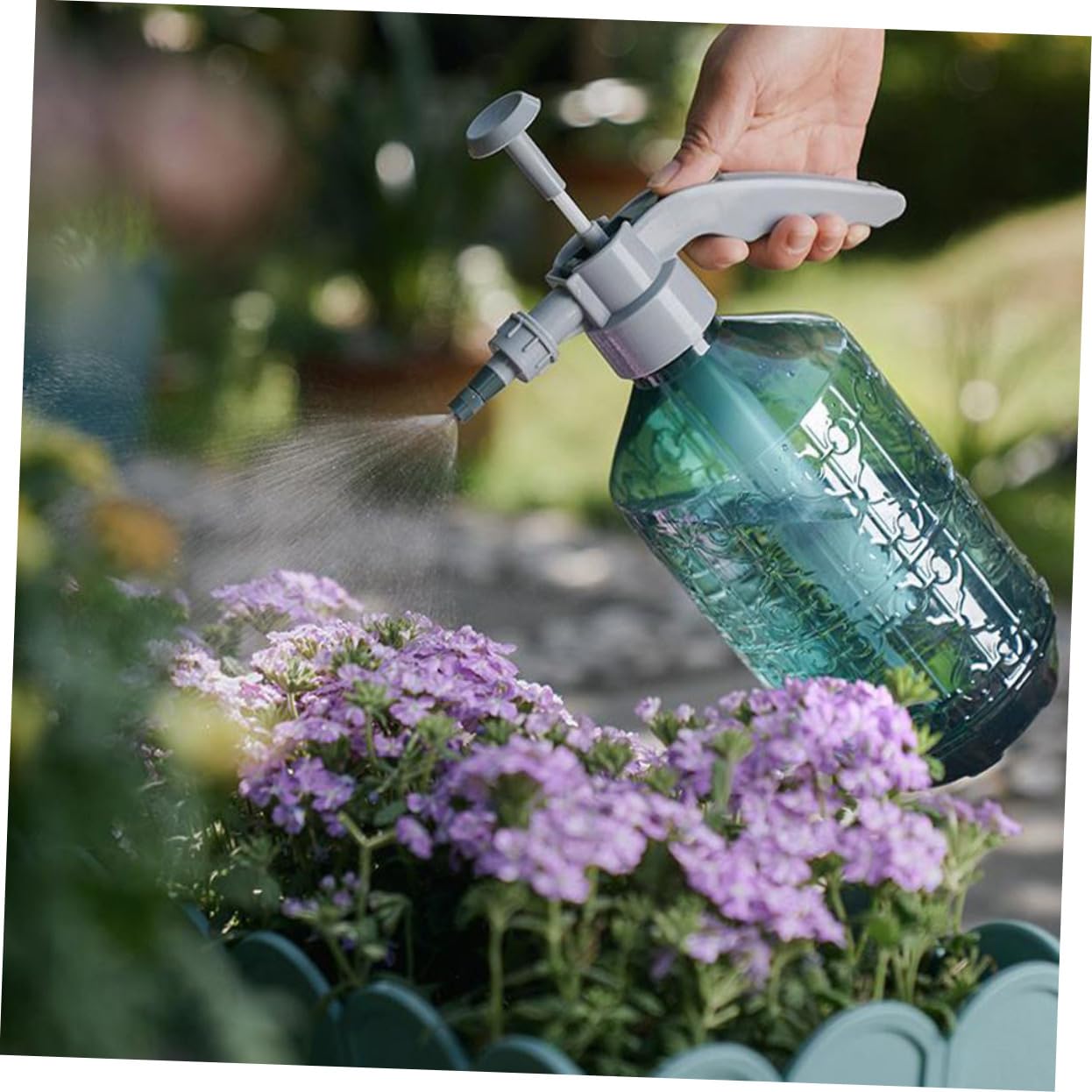 TOYANDONA 2 Pièces arrosoir arroseur pour pulvérisateur à pression brumisateur pour plantes de jardin arrosage bouteille plantes fleurs pulvérisateur brumisateur Plastique Bleu