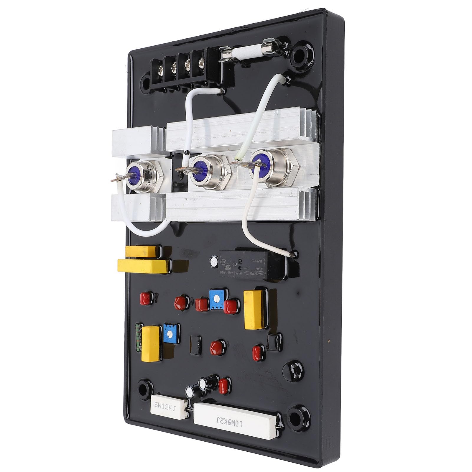 Regulador de Voltaje del Generador, Estabilizador de Voltaje Automático con Resistencia de Alta Precisión y Excelente Condensador para Protección de Sistemas de Energía y Equipos Eléctricos