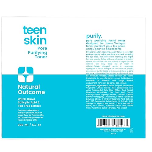 Miniatura 7 de Skin Care - Tónico facial aclarante para el acné para adolescentes, ácido salicílico, astringente facial para eliminar el acné y purificar los