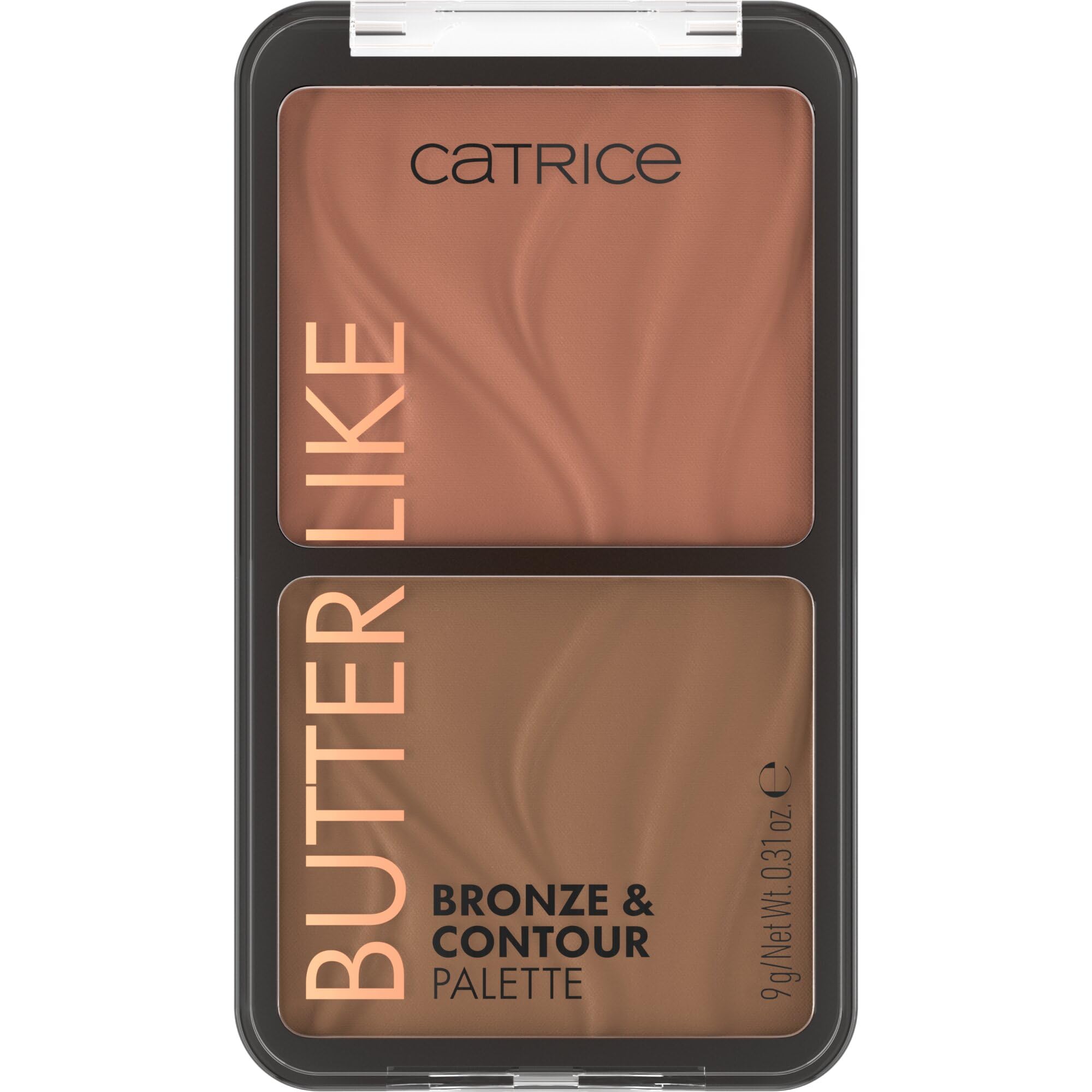 Catrice Paleta do konturowania twarzy Butter Like Bronze, długotrwały, konturowanie, natychmiastowy wynik, naturalny, matowy (9g)