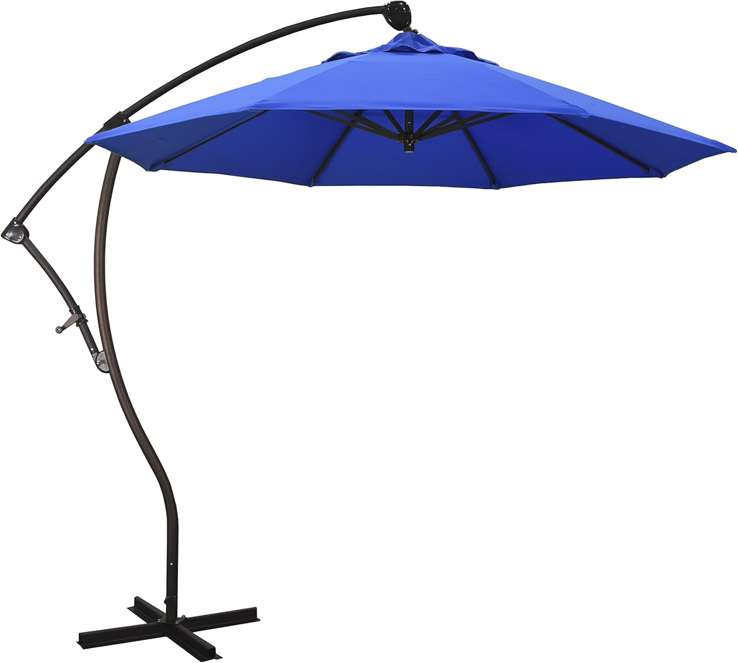 California Umbrella 9-Foot Offset Cantilever Patio Umbrella Infinite Tilt
