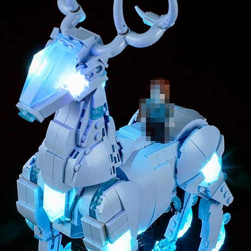 Miniatura 4 de BRIKSMAX Kit de iluminación LED para LEGO-76414 Expecto Patronum, compatible con el modelo de bloques de construcción de Lego Harry Potter, no