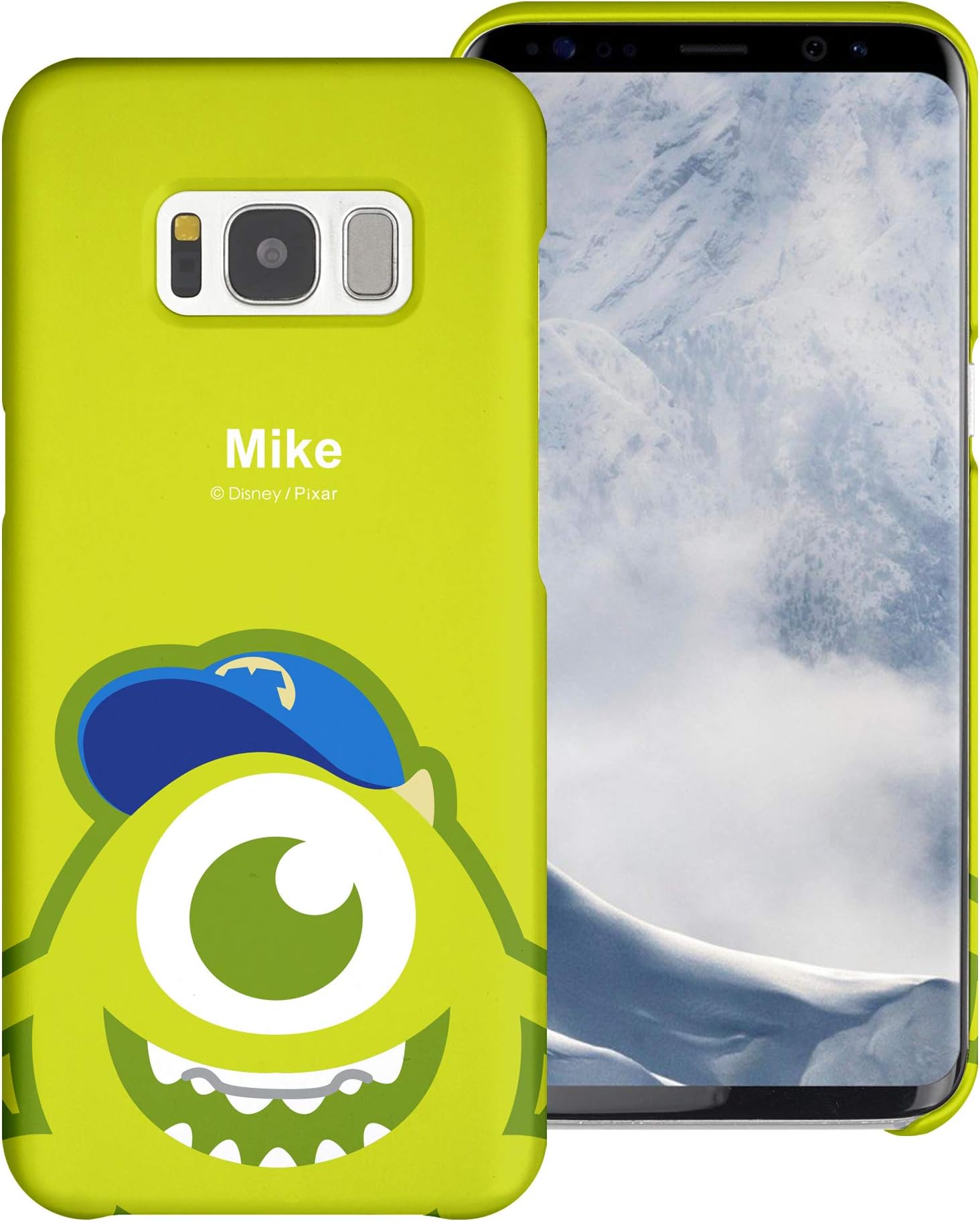 Compatible with Galaxy S6 Edge Case [Slim Fit] Monsters University inc Thin Hard Matte Surface Excellent Grip Cover - Big Mike