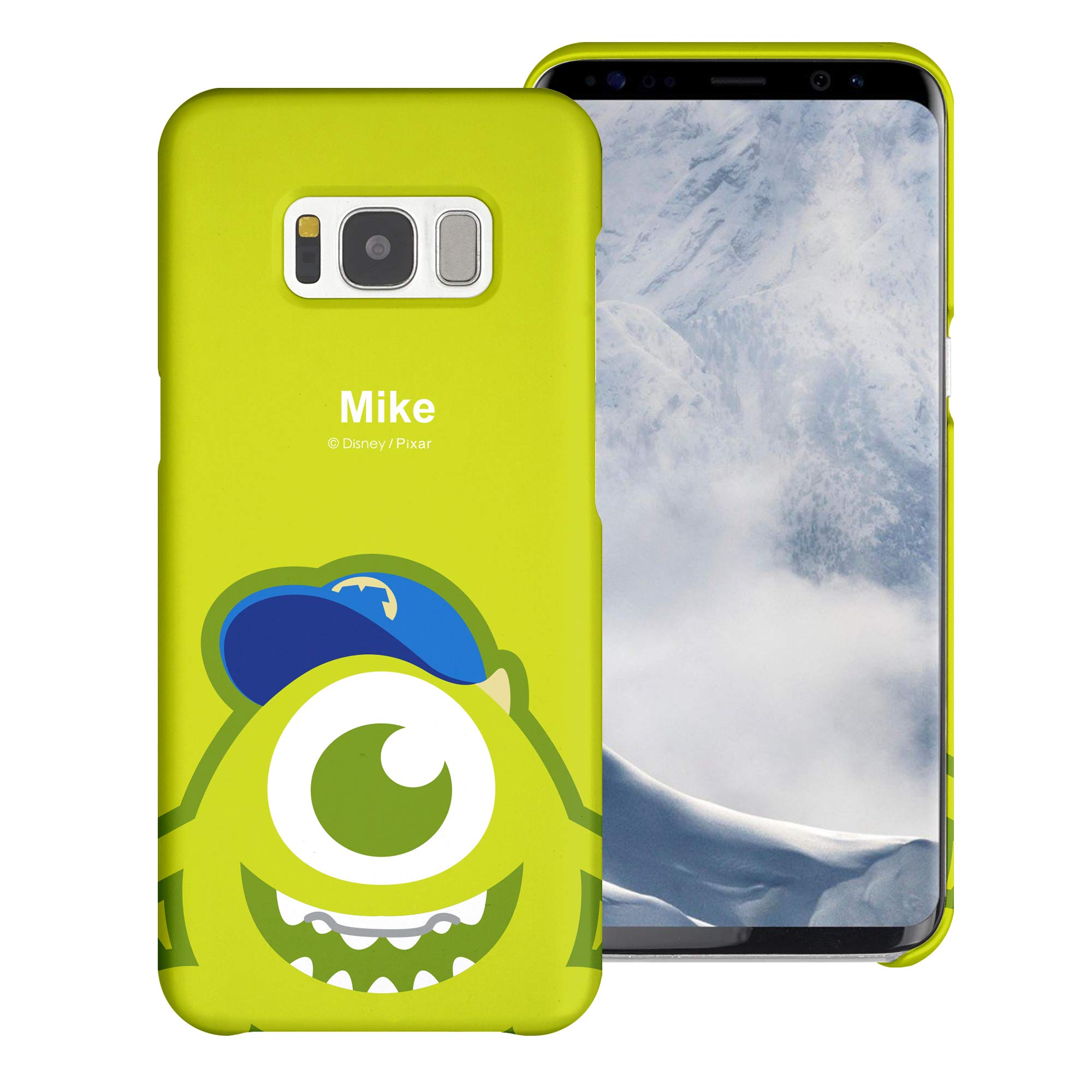Compatible with Galaxy S6 Edge Case [Slim Fit] Monsters University inc Thin Hard Matte Surface Excellent Grip Cover - Big Mike