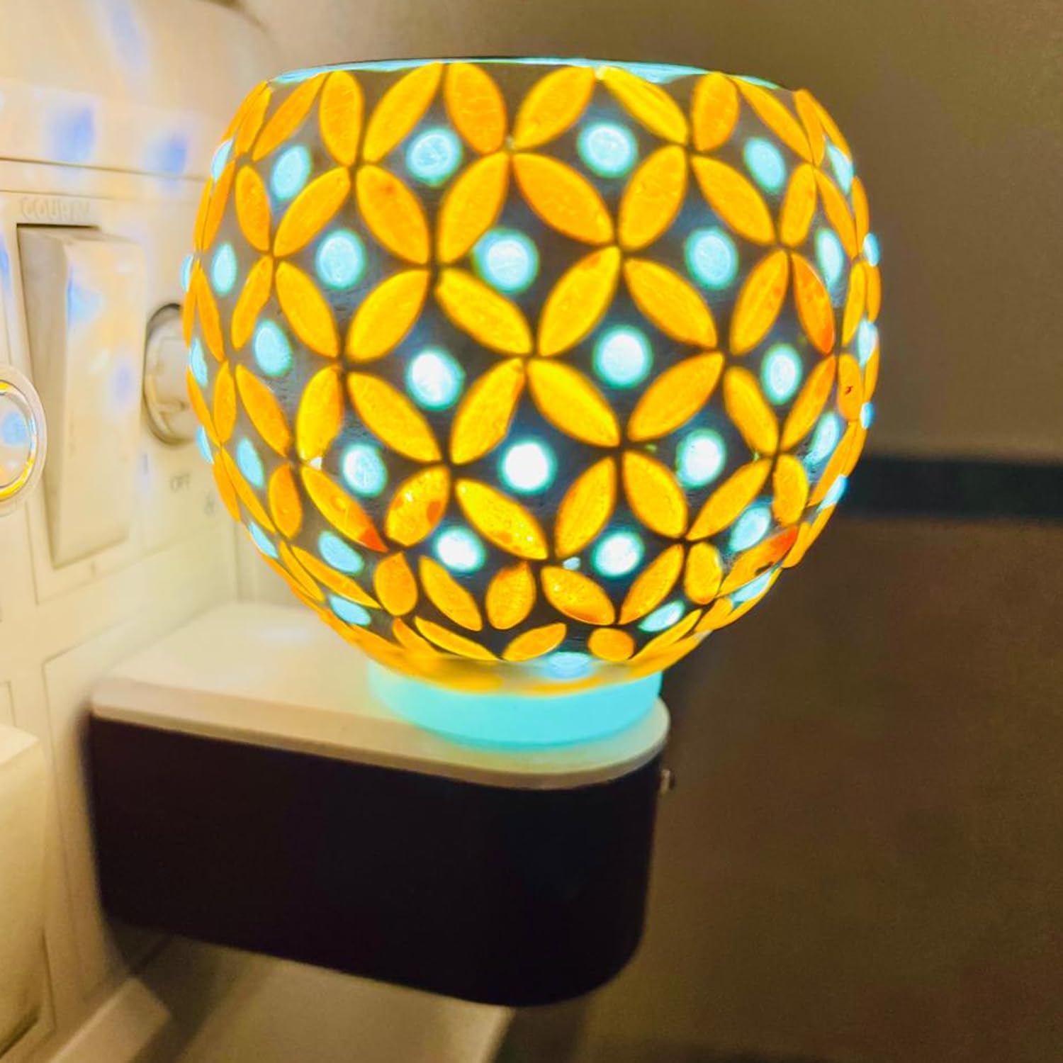 See full amazon price history chart for Spocky Dcor Ceramic Aroma Diffuser Kapoor Dani Cum Night Lamp Multi Functional Essential Oil Camphor Burner for Fragrance with Switch On/Off Button for Heating(Non-Auto Cut) (SKD-16) Spocky Dcor Ceramic Aroma Diffuser Kapoor Dani Cum Night Lamp Multi Functional Essential Oil Camphor Burner for Fragrance with Switch On/Off Button for Heating(Non-Auto Cut) (SKD-16) (B0DG8FRYG4) Amazon Price History, Amazon Price Tracker
